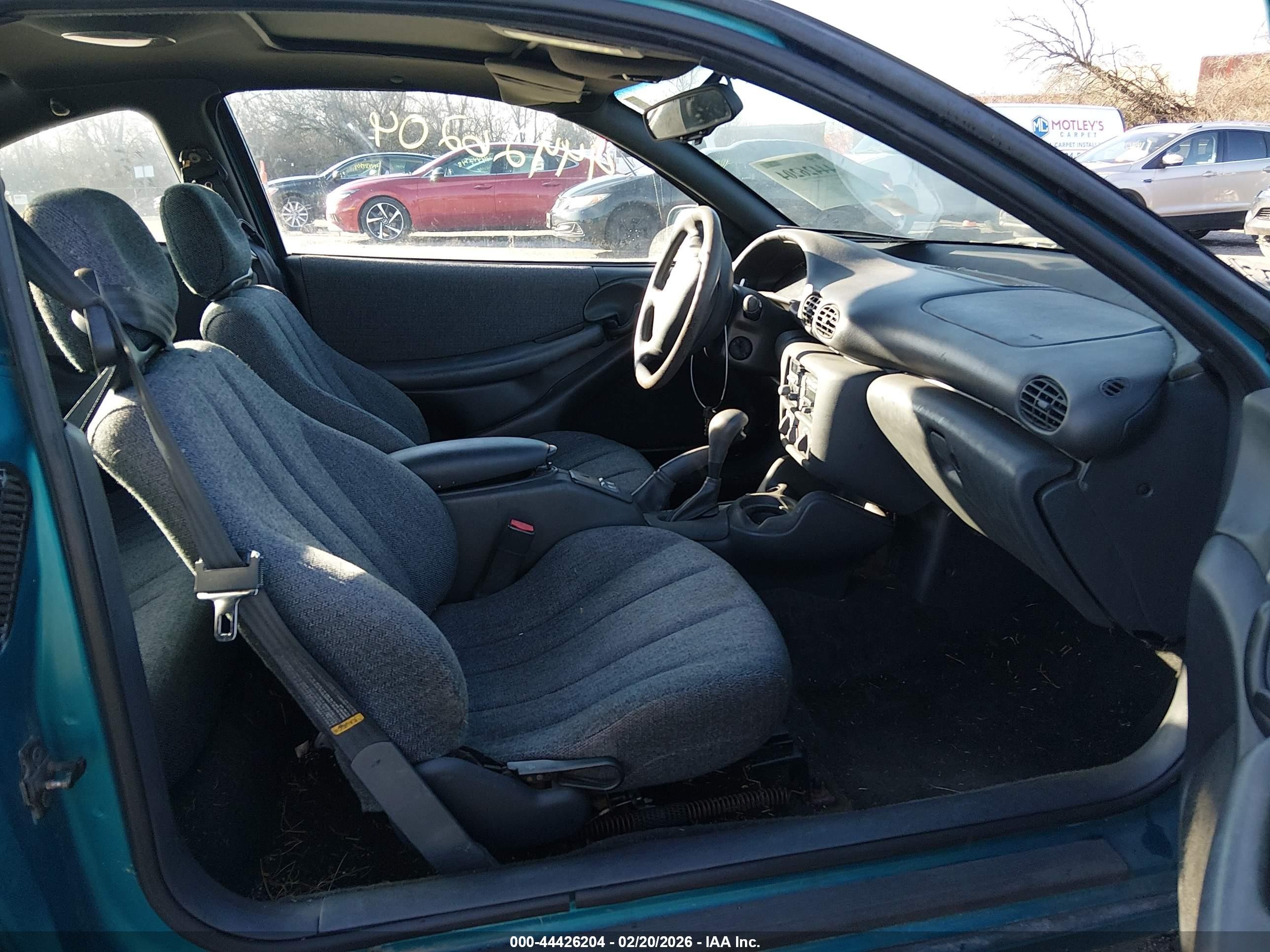 1997 Pontiac Sunfire Gt Blue vin: 1G2JD12T5V7534989
