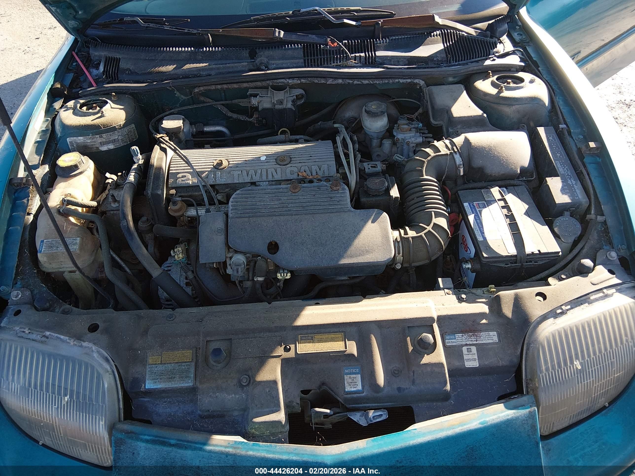 1997 Pontiac Sunfire Gt Blue vin: 1G2JD12T5V7534989