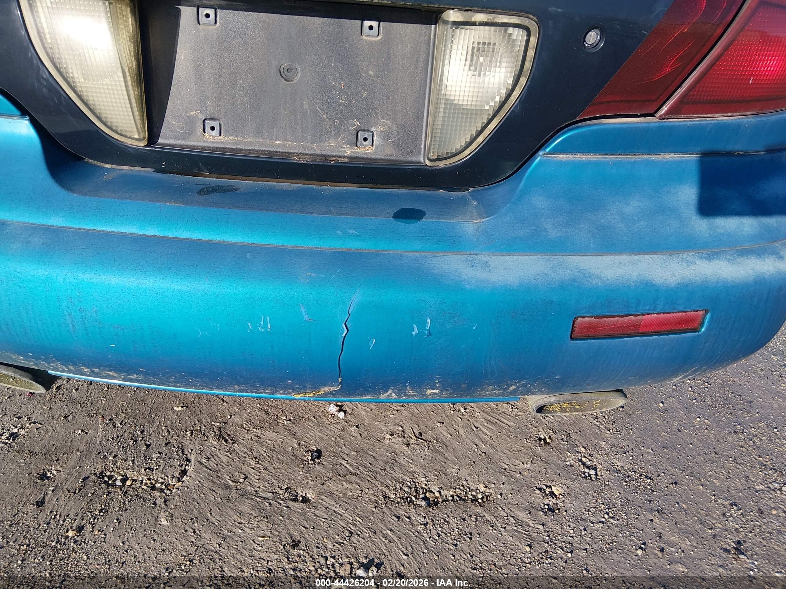 1997 Pontiac Sunfire Gt Blue vin: 1G2JD12T5V7534989