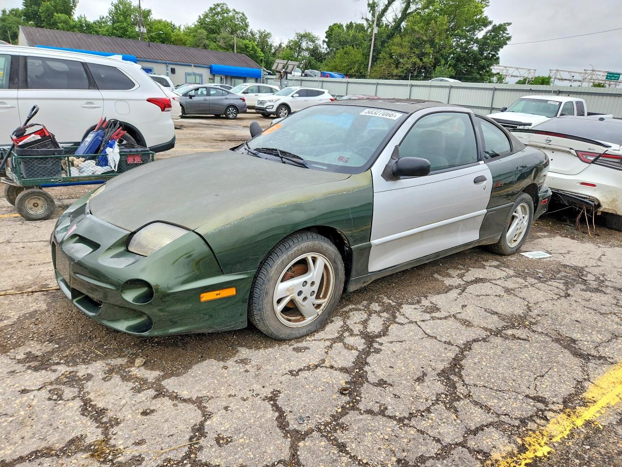 2000 Pontiac Sunfire Gt Green vin: 1G2JD12T6Y7158260