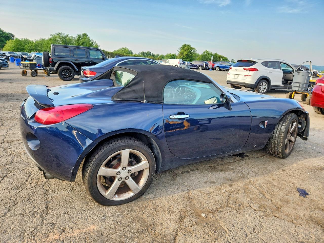 2006 Pontiac Solstice Blue vin: 1G2MB33B26Y110749