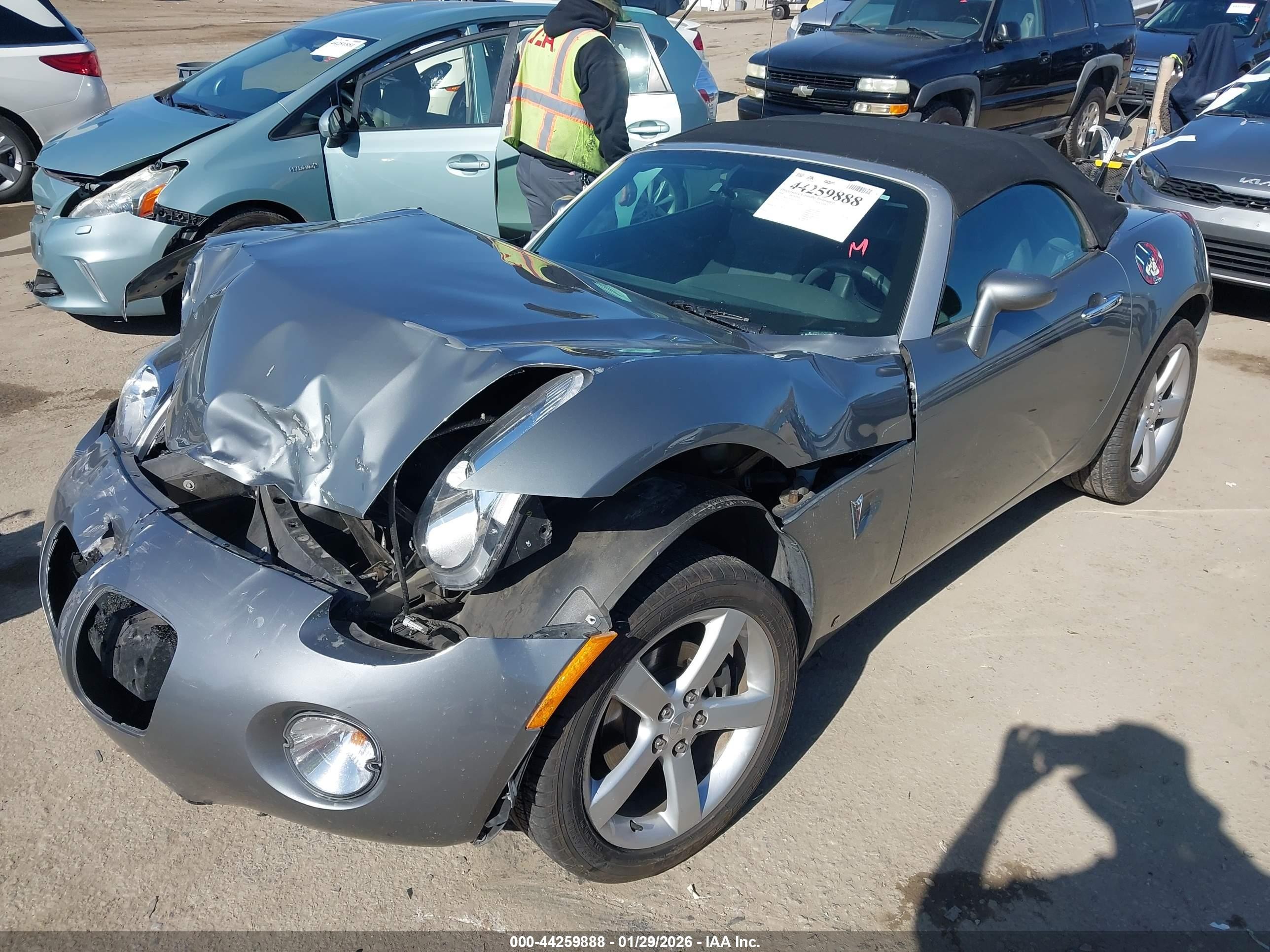 2006 Pontiac Solstice   Gray vin: 1G2MB33B36Y101350