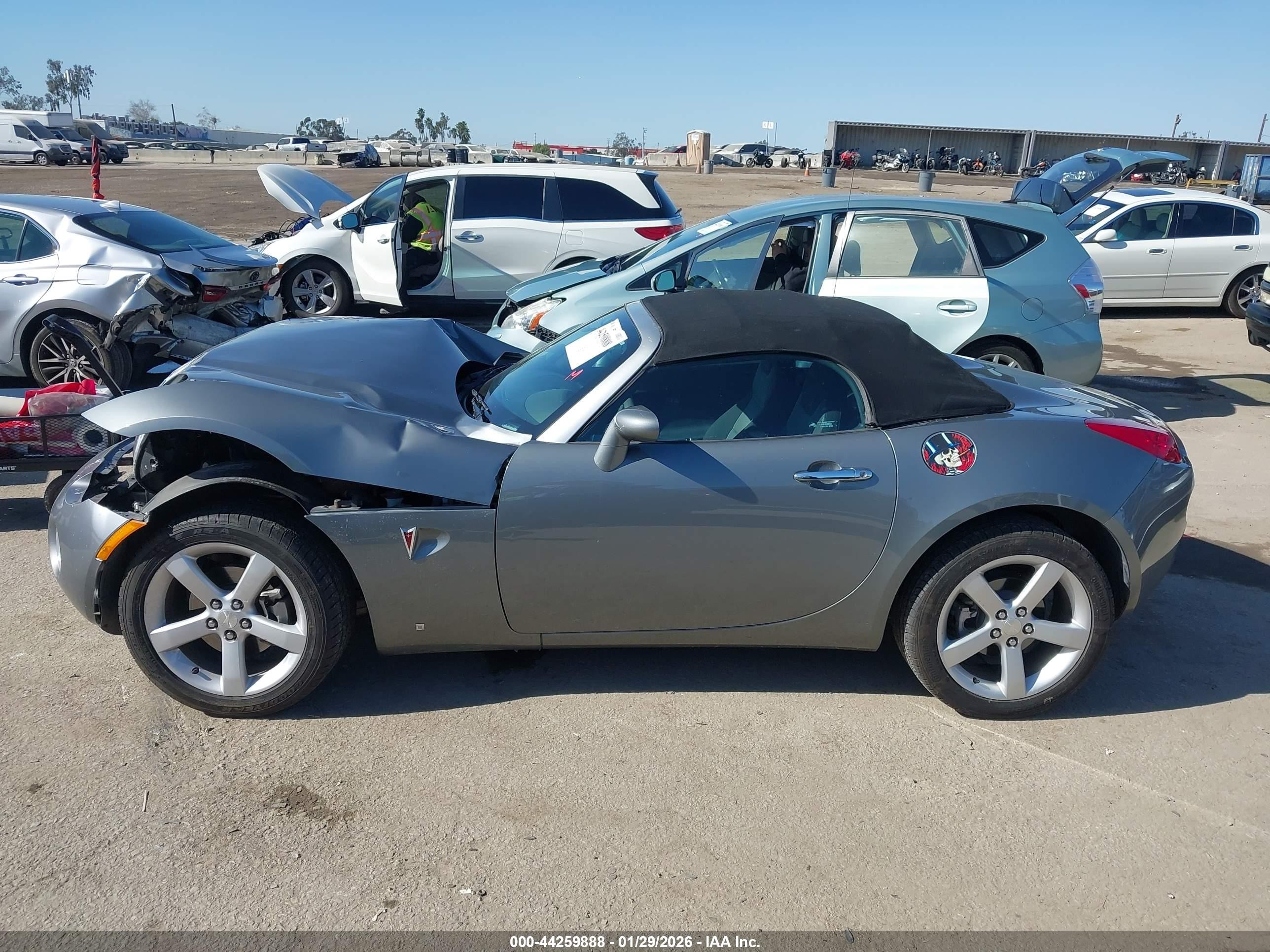 2006 Pontiac Solstice   Gray vin: 1G2MB33B36Y101350