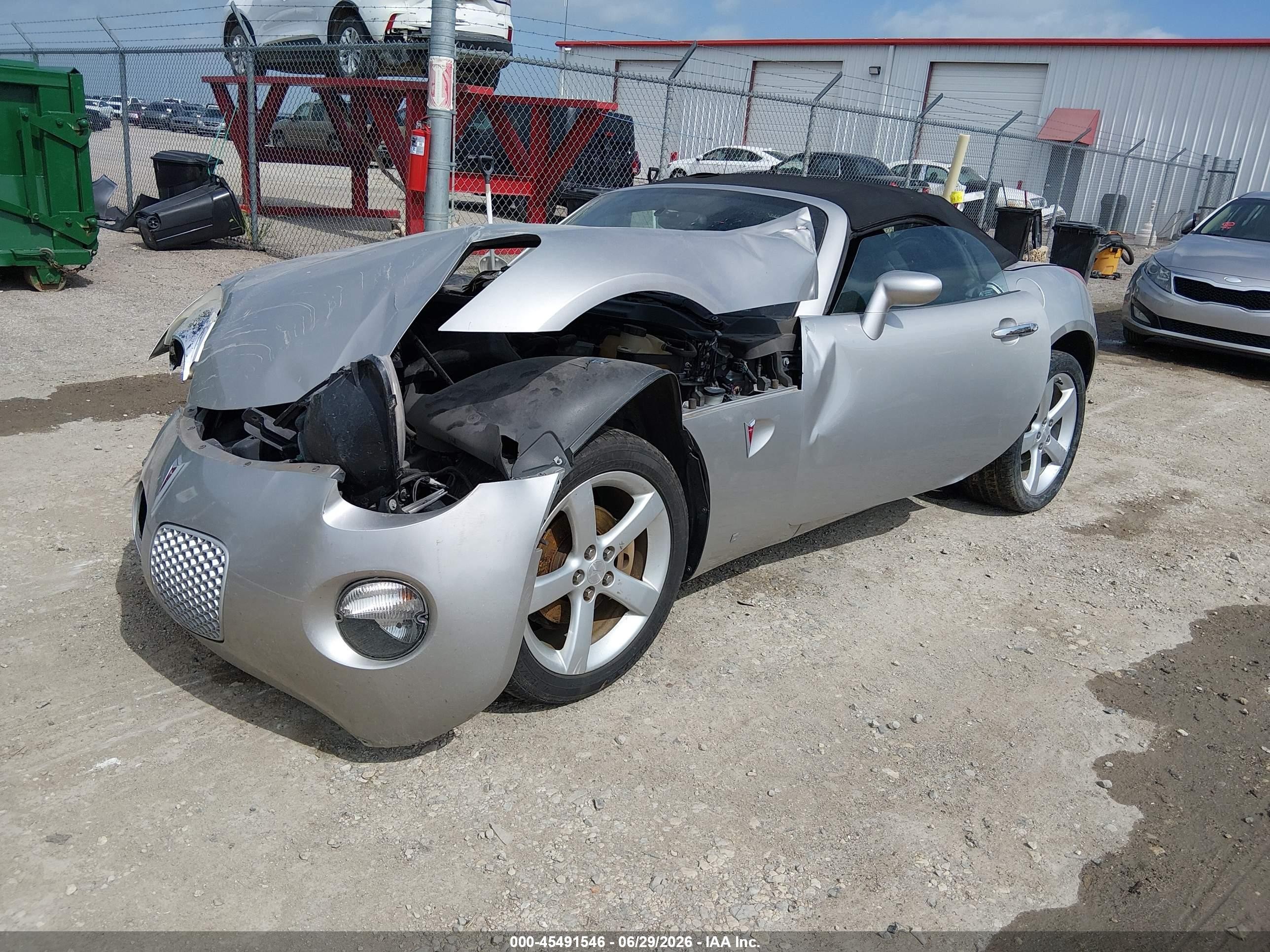 2006 Pontiac Solstice Gray vin: 1G2MB33B66Y109829