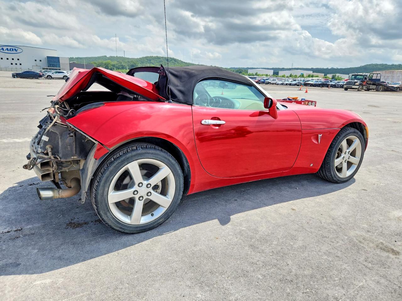 2007 Pontiac Solstice Red vin: 1G2MB35B07Y115625