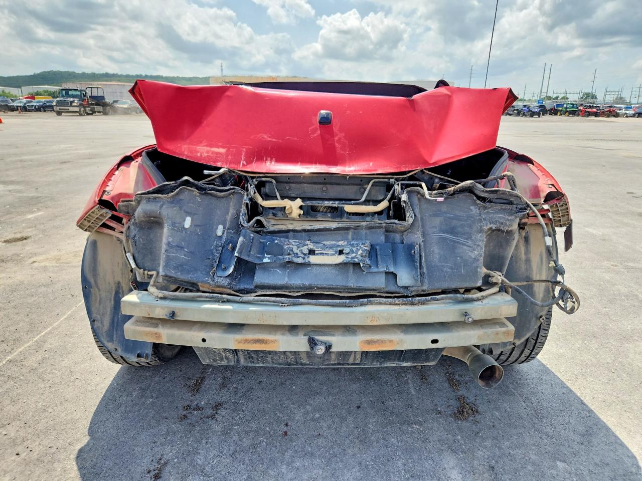 2007 Pontiac Solstice Red vin: 1G2MB35B07Y115625