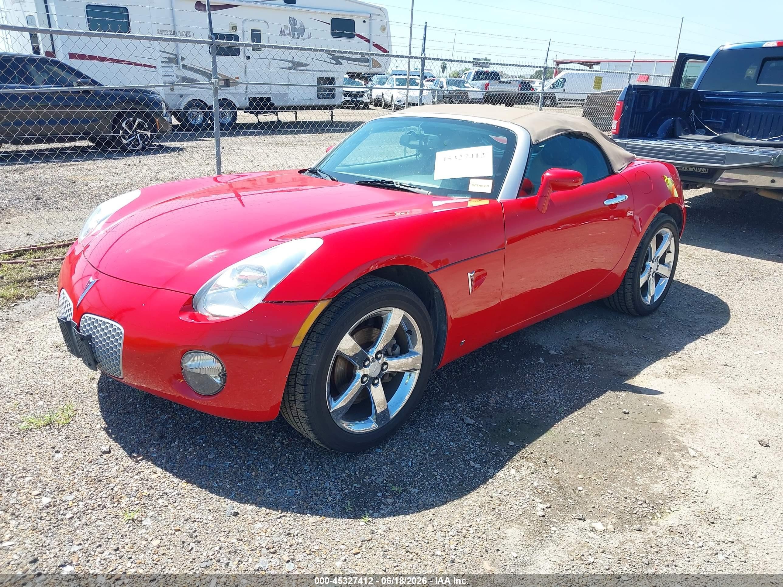 2007 Pontiac Solstice Красный vin: 1G2MB35B07Y128942