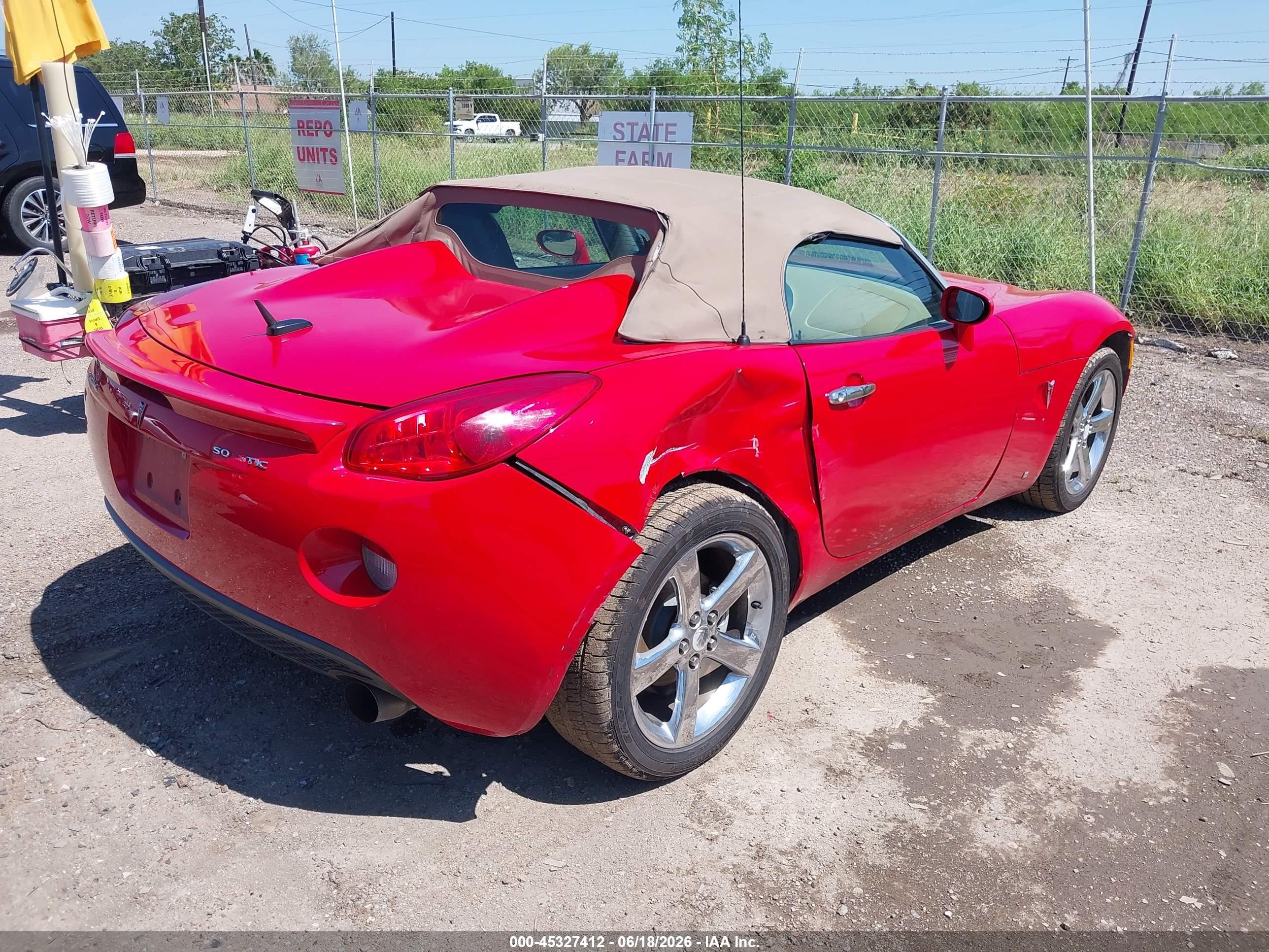 2007 Pontiac Solstice Красный vin: 1G2MB35B07Y128942