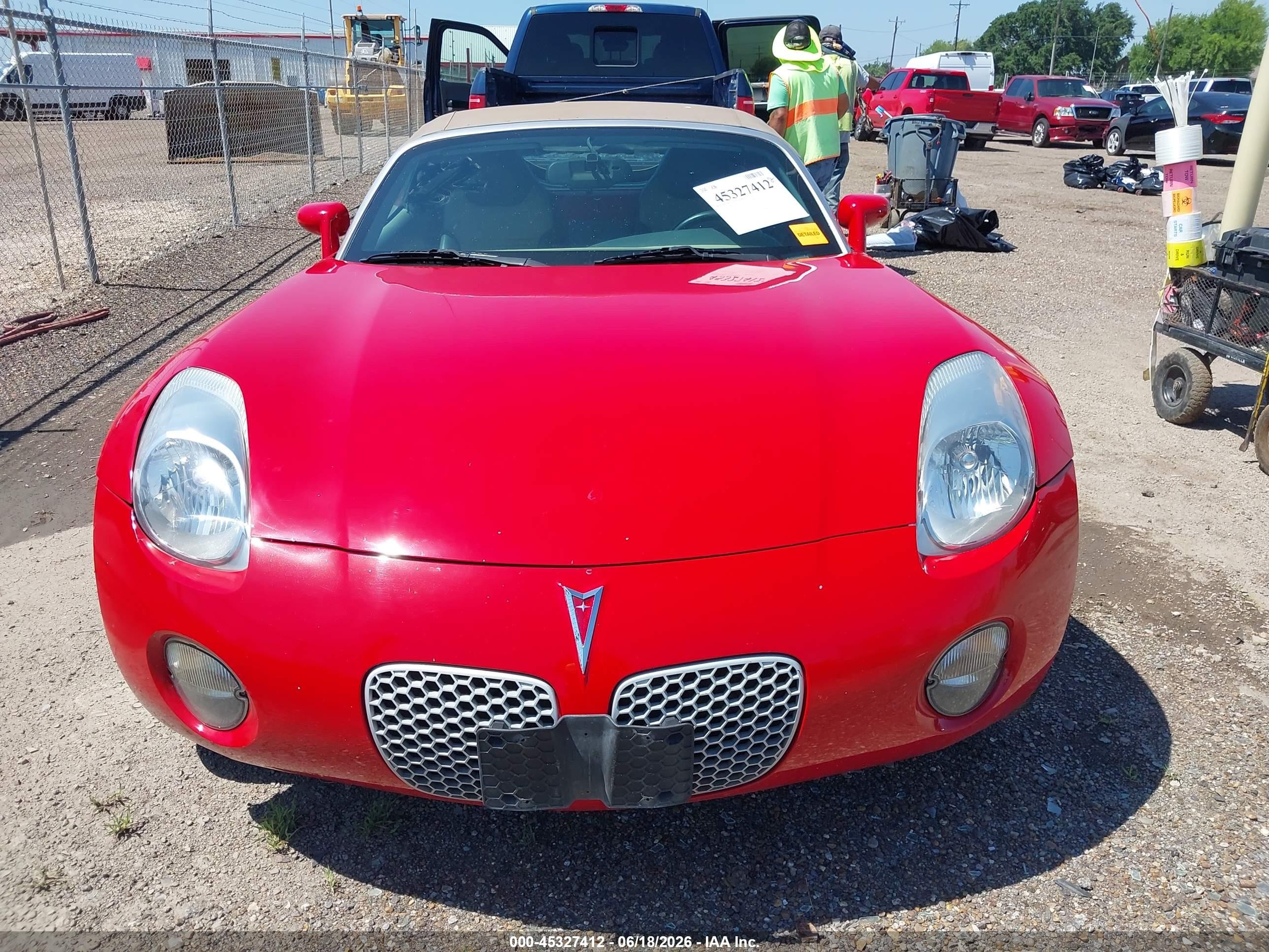 2007 Pontiac Solstice Красный vin: 1G2MB35B07Y128942