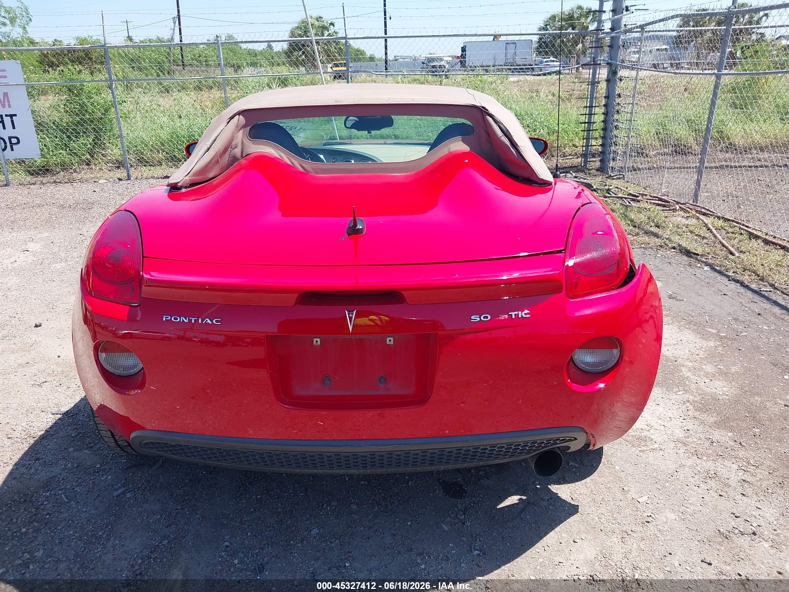2007 Pontiac Solstice Красный vin: 1G2MB35B07Y128942