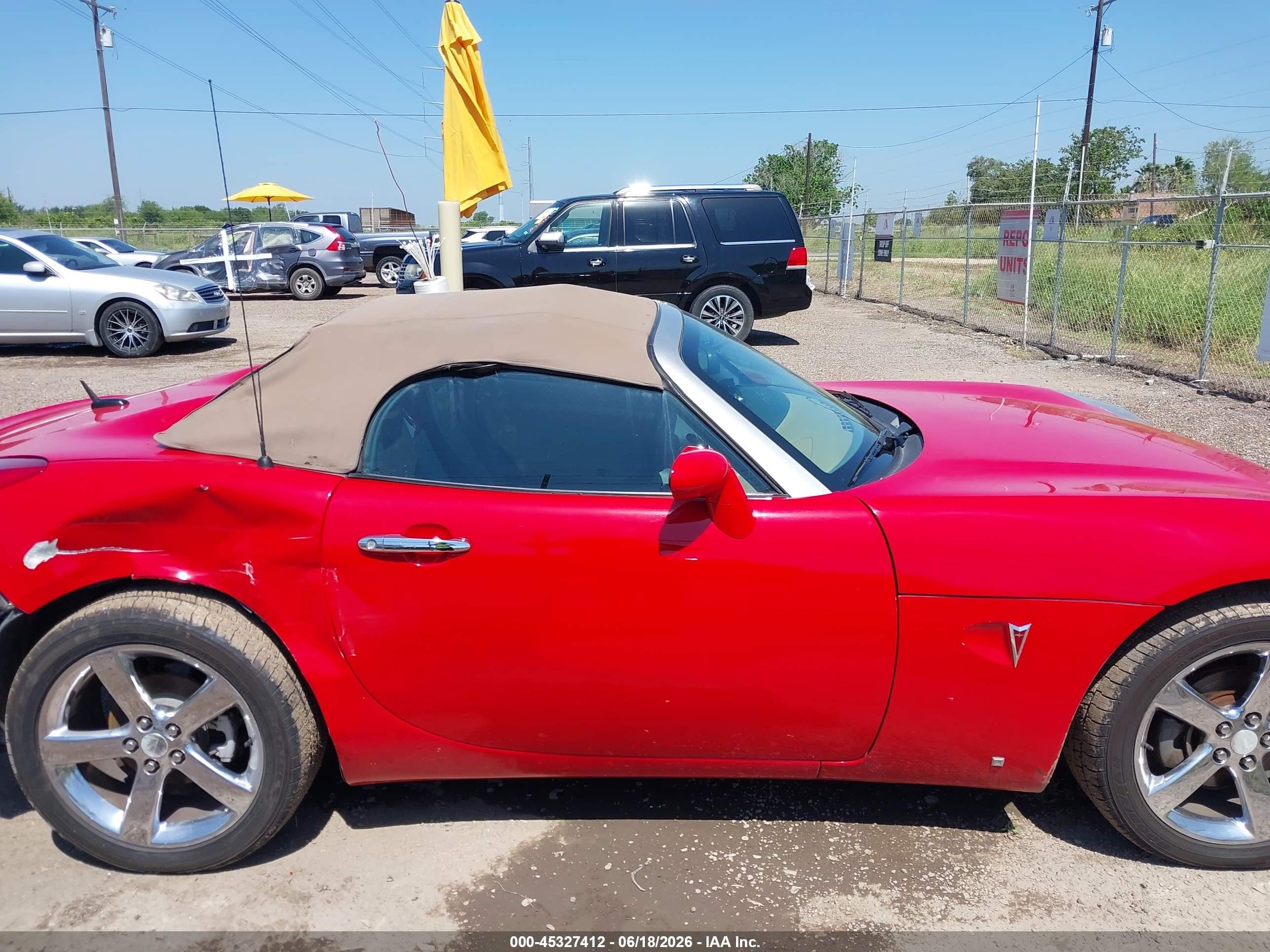 2007 Pontiac Solstice Красный vin: 1G2MB35B07Y128942