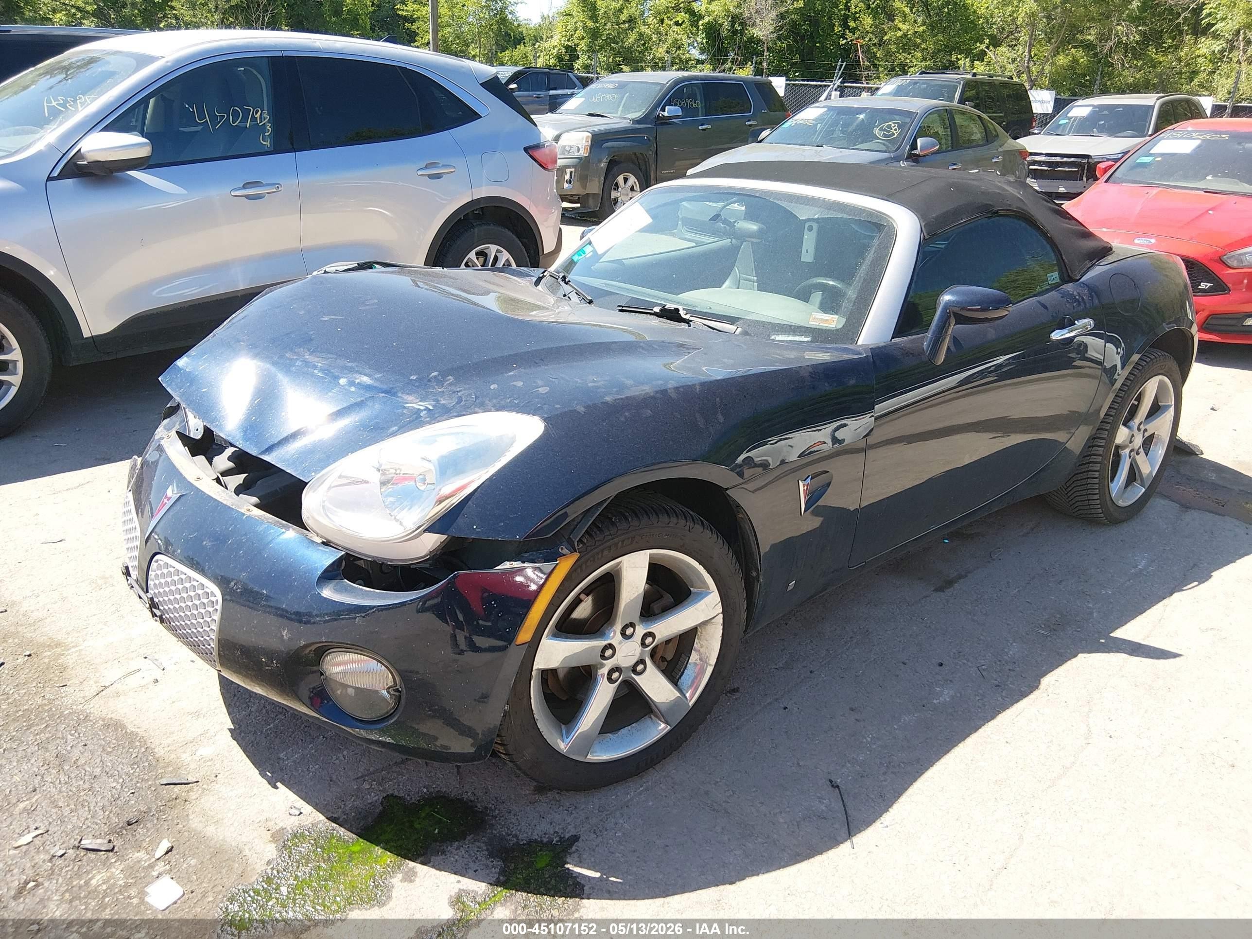2007 Pontiac Solstice   Blue vin: 1G2MB35B17Y111549
