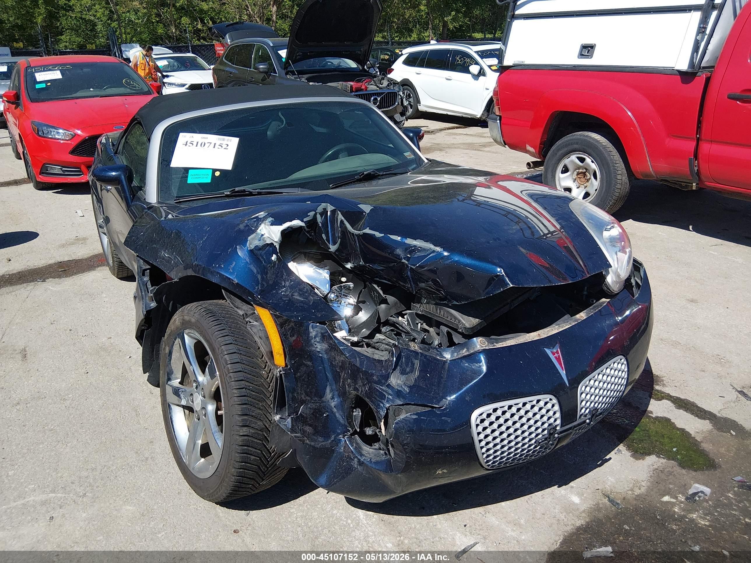 2007 Pontiac Solstice   Blue vin: 1G2MB35B17Y111549