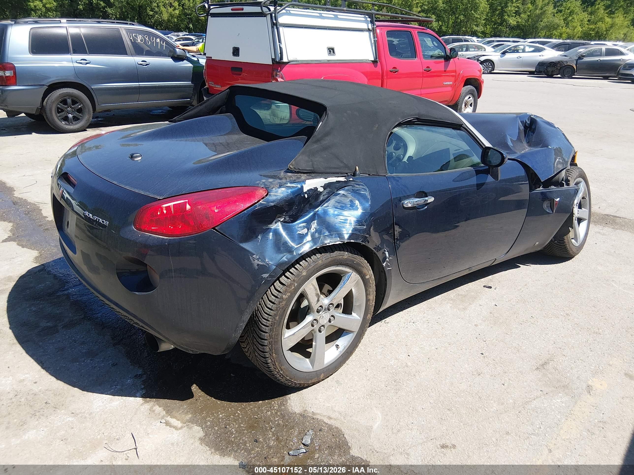 2007 Pontiac Solstice   Blue vin: 1G2MB35B17Y111549