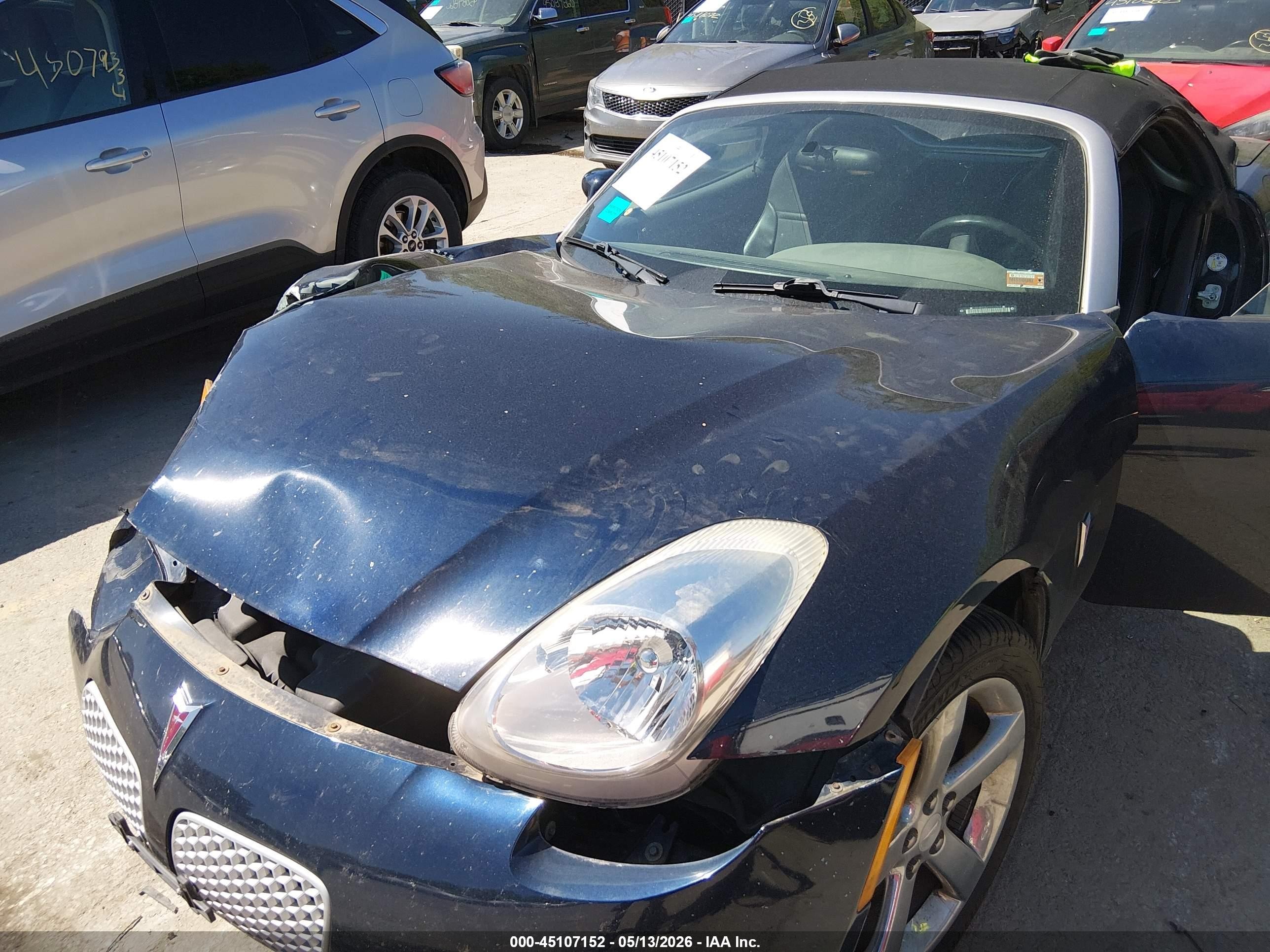 2007 Pontiac Solstice   Blue vin: 1G2MB35B17Y111549