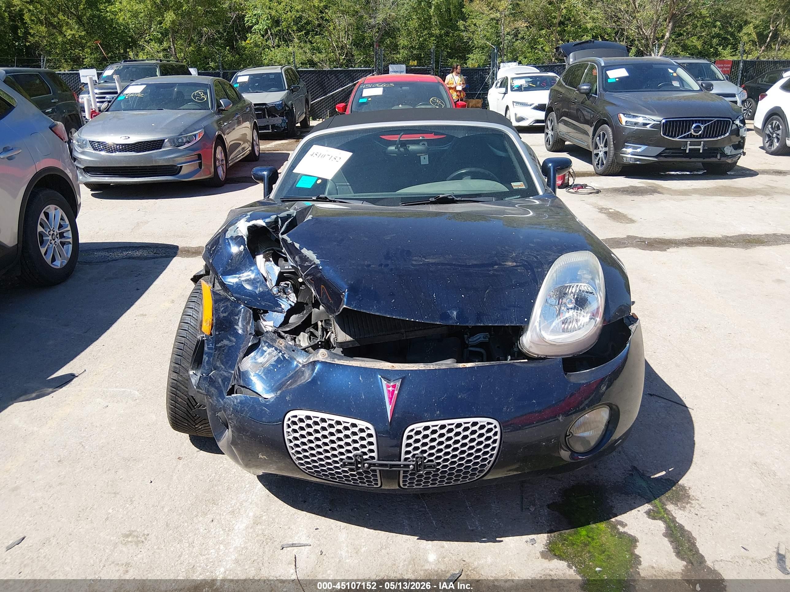 2007 Pontiac Solstice   Blue vin: 1G2MB35B17Y111549