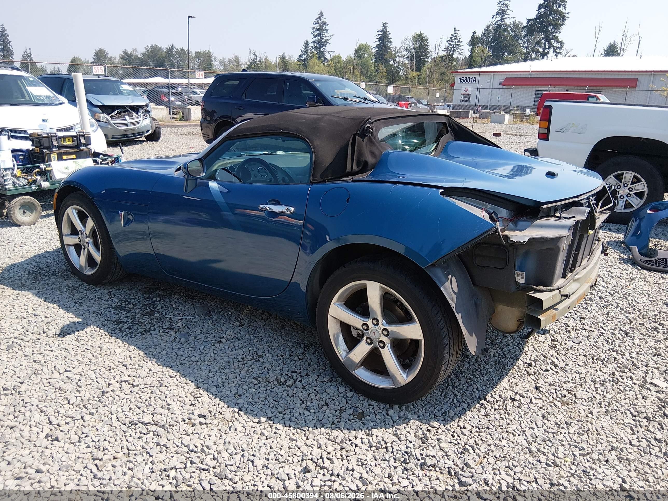 2007 Pontiac Solstice   Blue vin: 1G2MB35B17Y131655