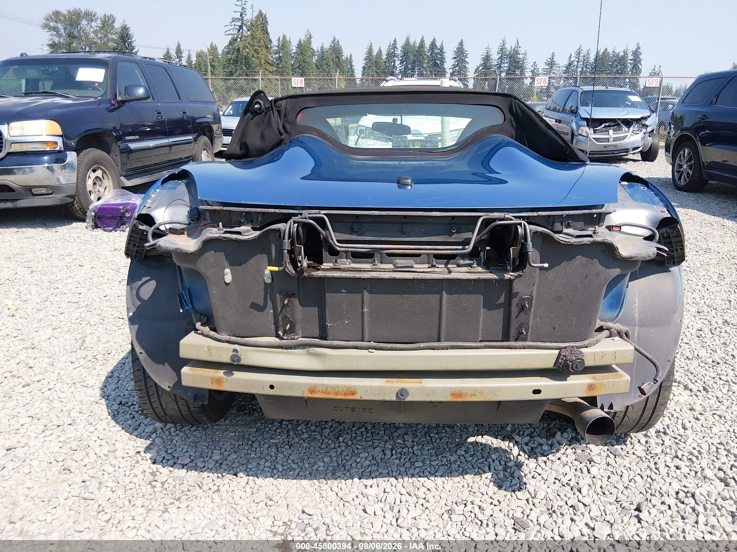 2007 Pontiac Solstice   Blue vin: 1G2MB35B17Y131655