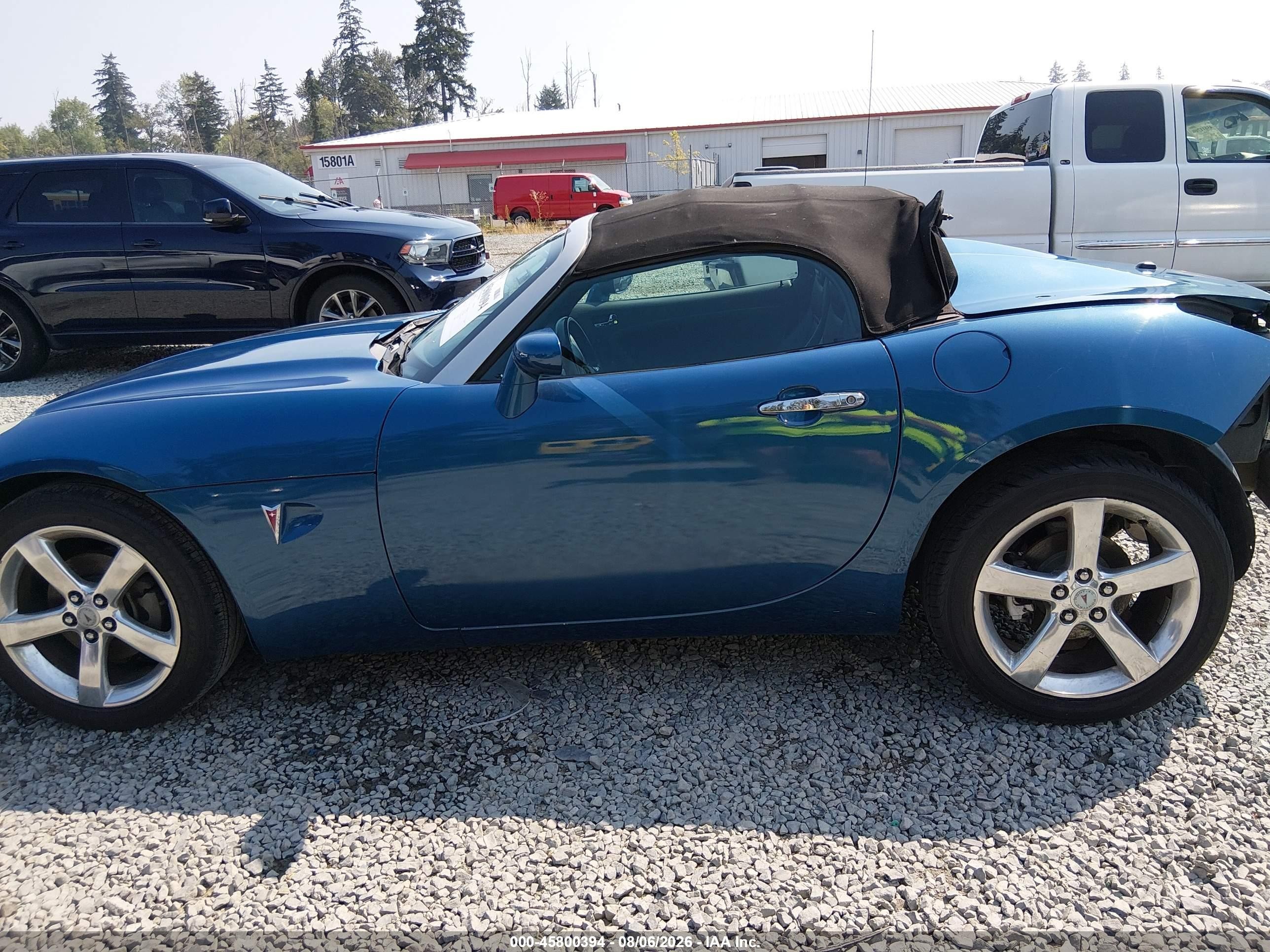2007 Pontiac Solstice   Blue vin: 1G2MB35B17Y131655