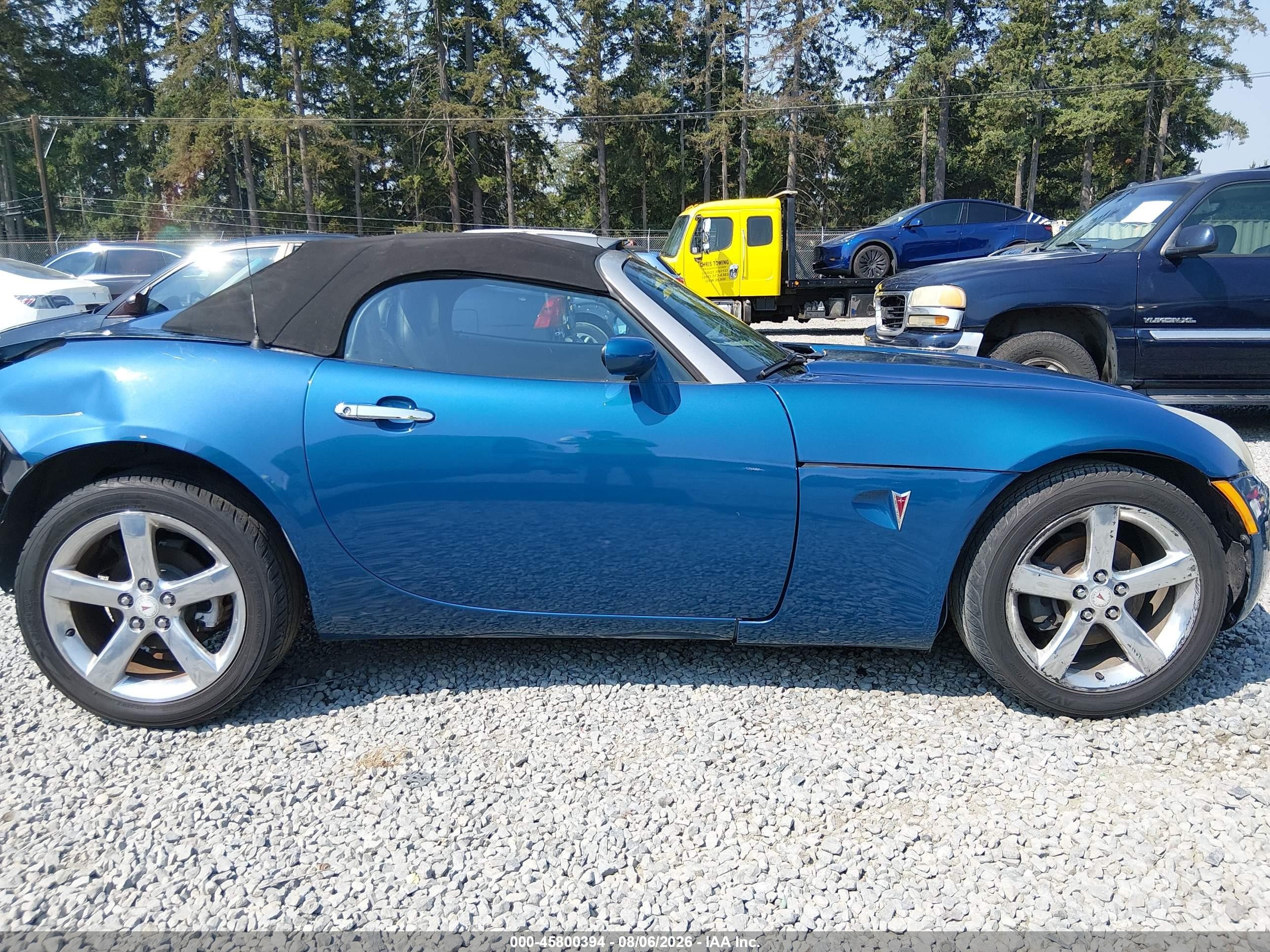 2007 Pontiac Solstice   Blue vin: 1G2MB35B17Y131655