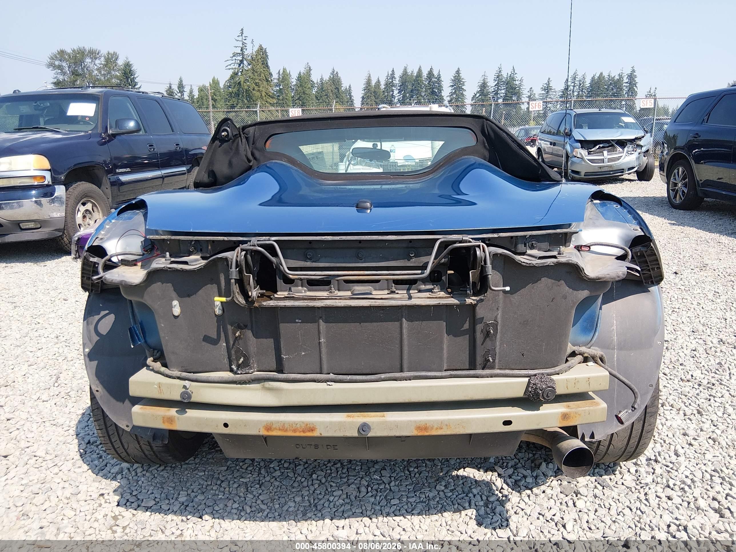 2007 Pontiac Solstice   Blue vin: 1G2MB35B17Y131655