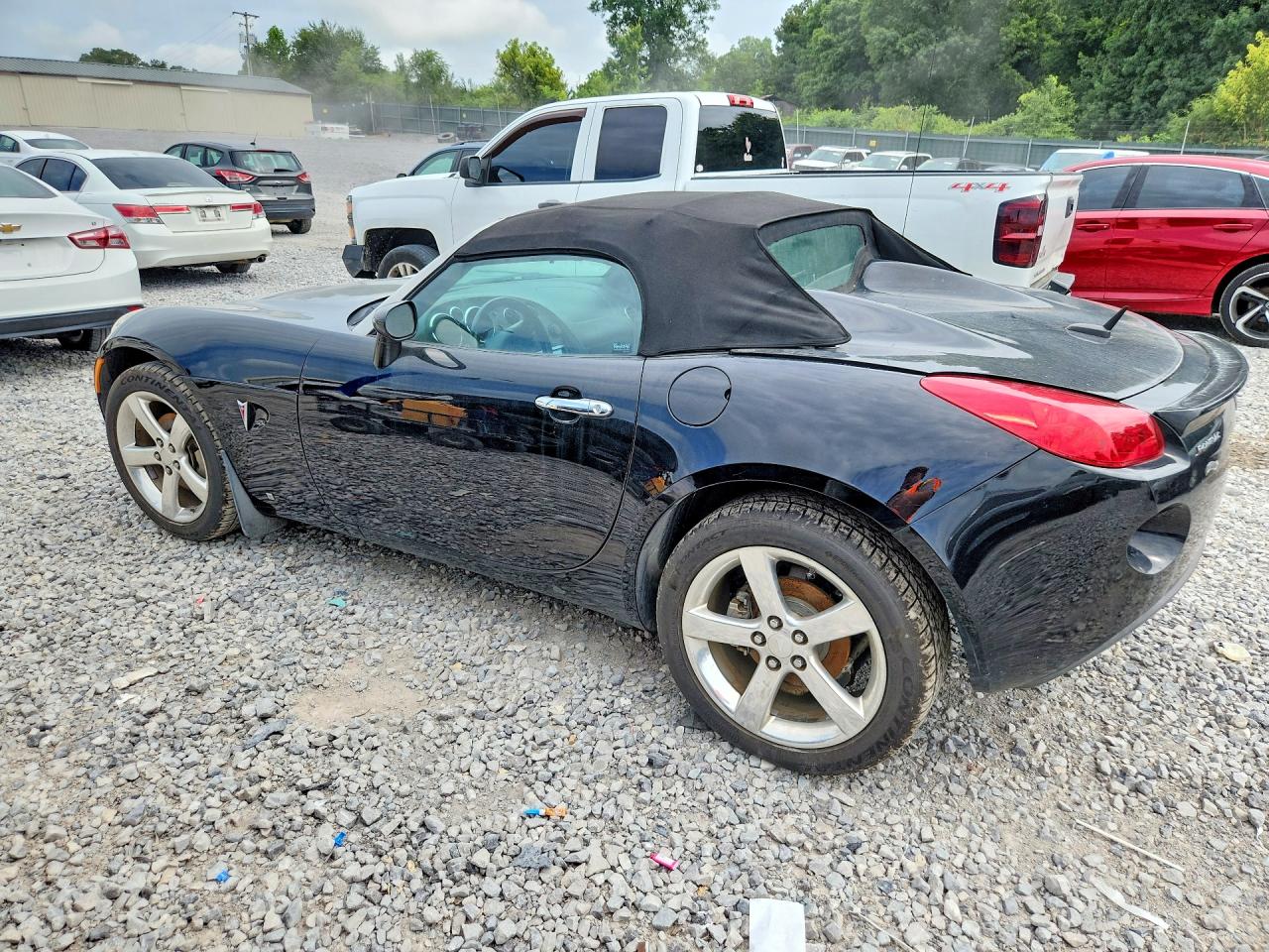 2008 Pontiac Solstice Convertible Black vin: 1G2MB35B18Y105767
