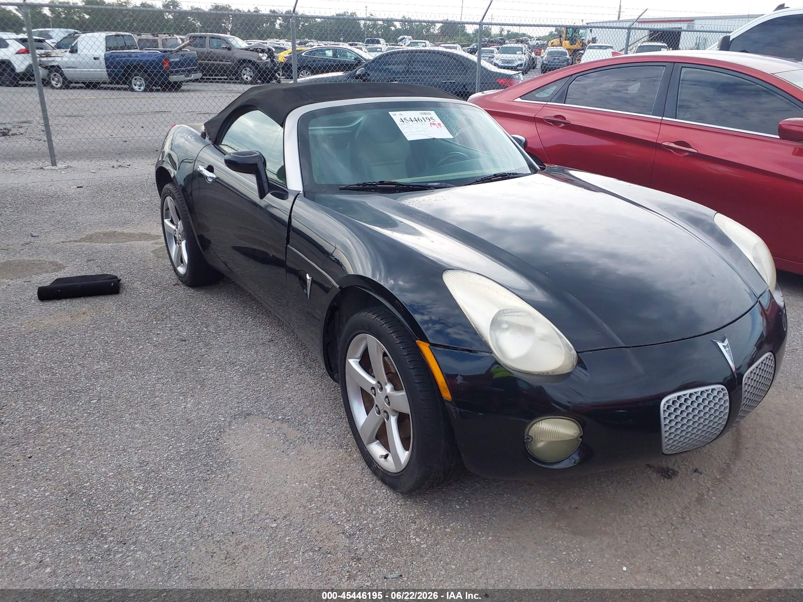 2006 Pontiac Solstice   Черный vin: 1G2MB35B26Y115737