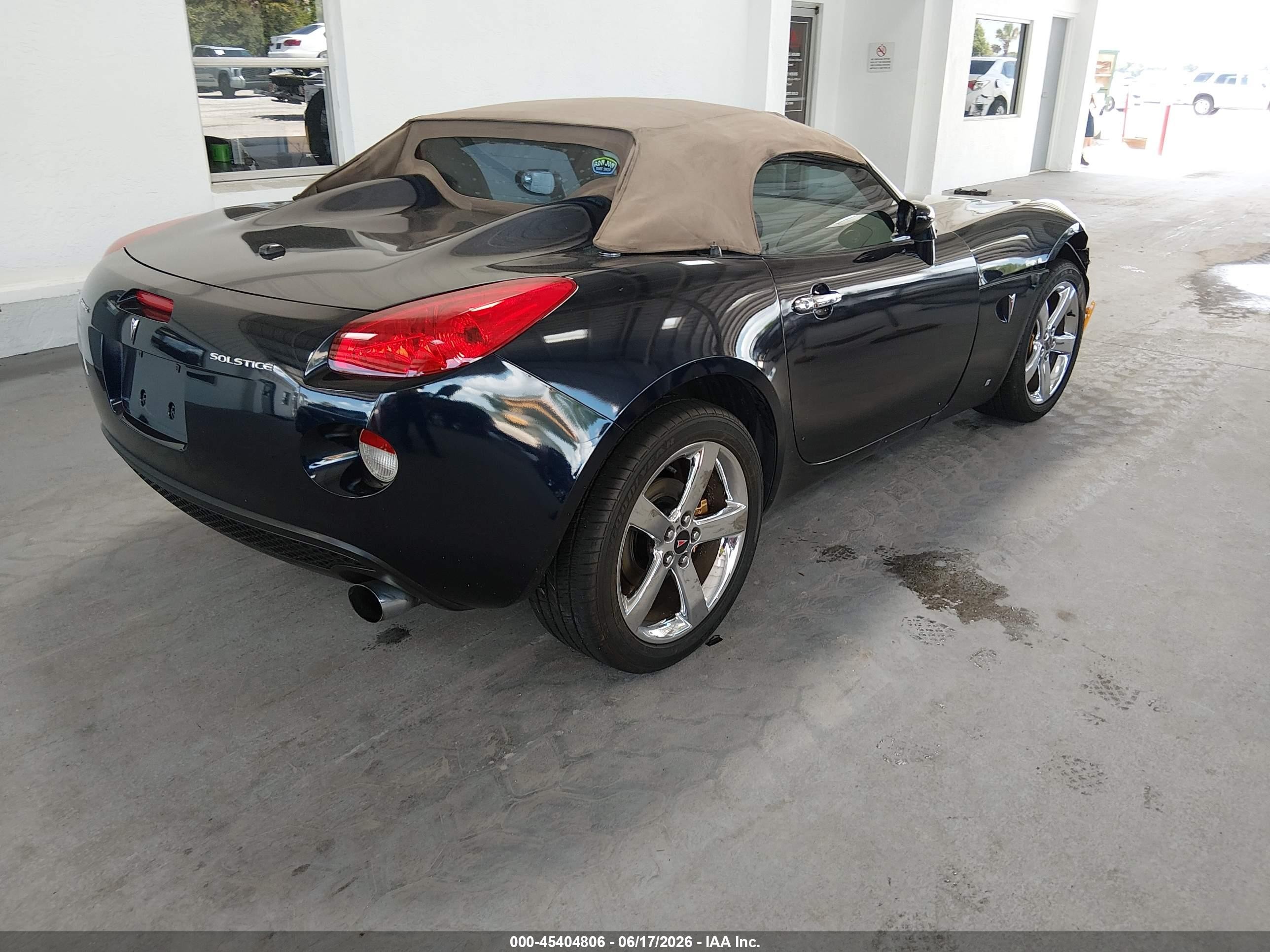 2007 Pontiac Solstice   Blue vin: 1G2MB35B27Y113889