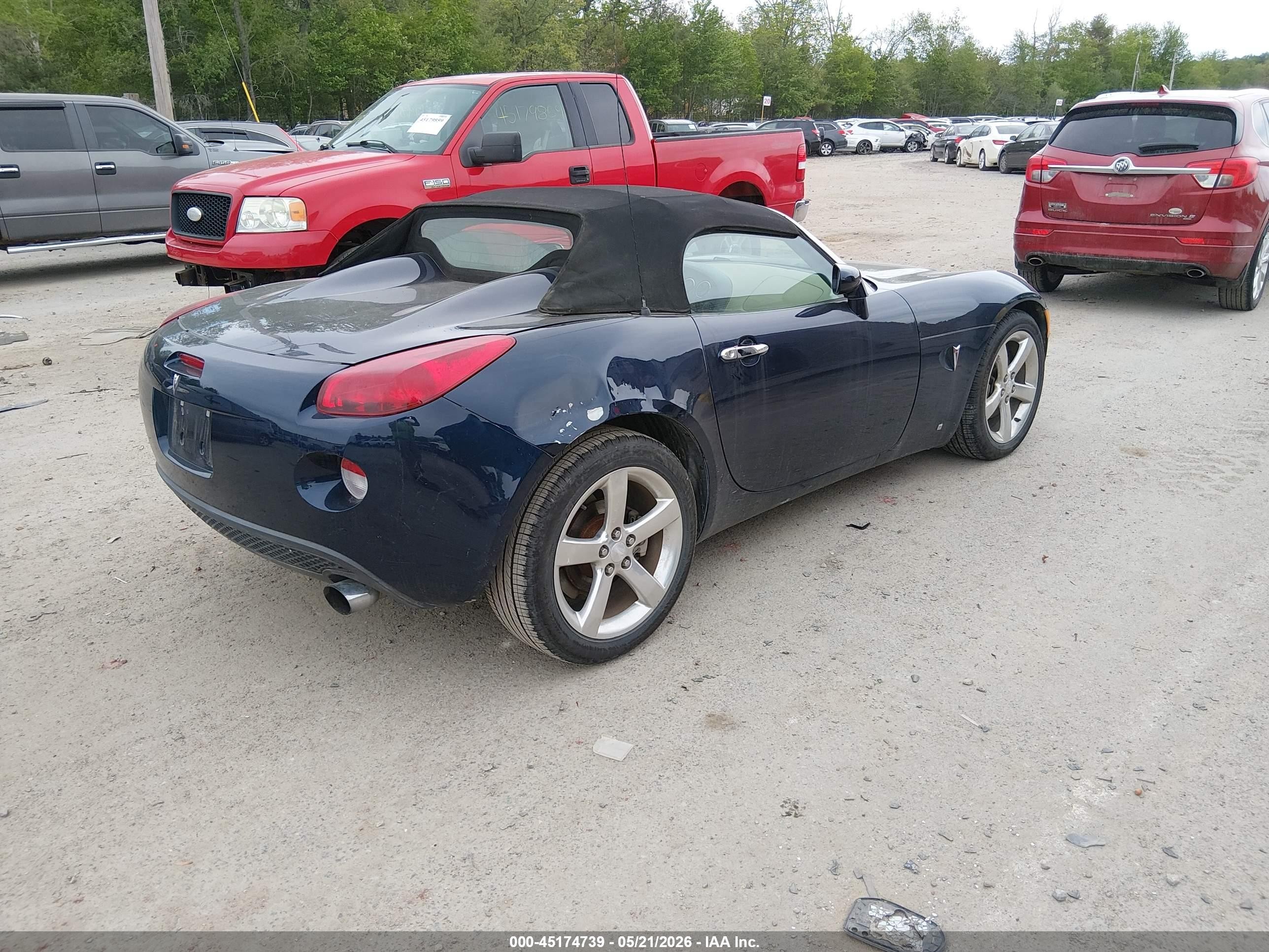2006 Pontiac Solstice   Navy vin: 1G2MB35B36Y115648