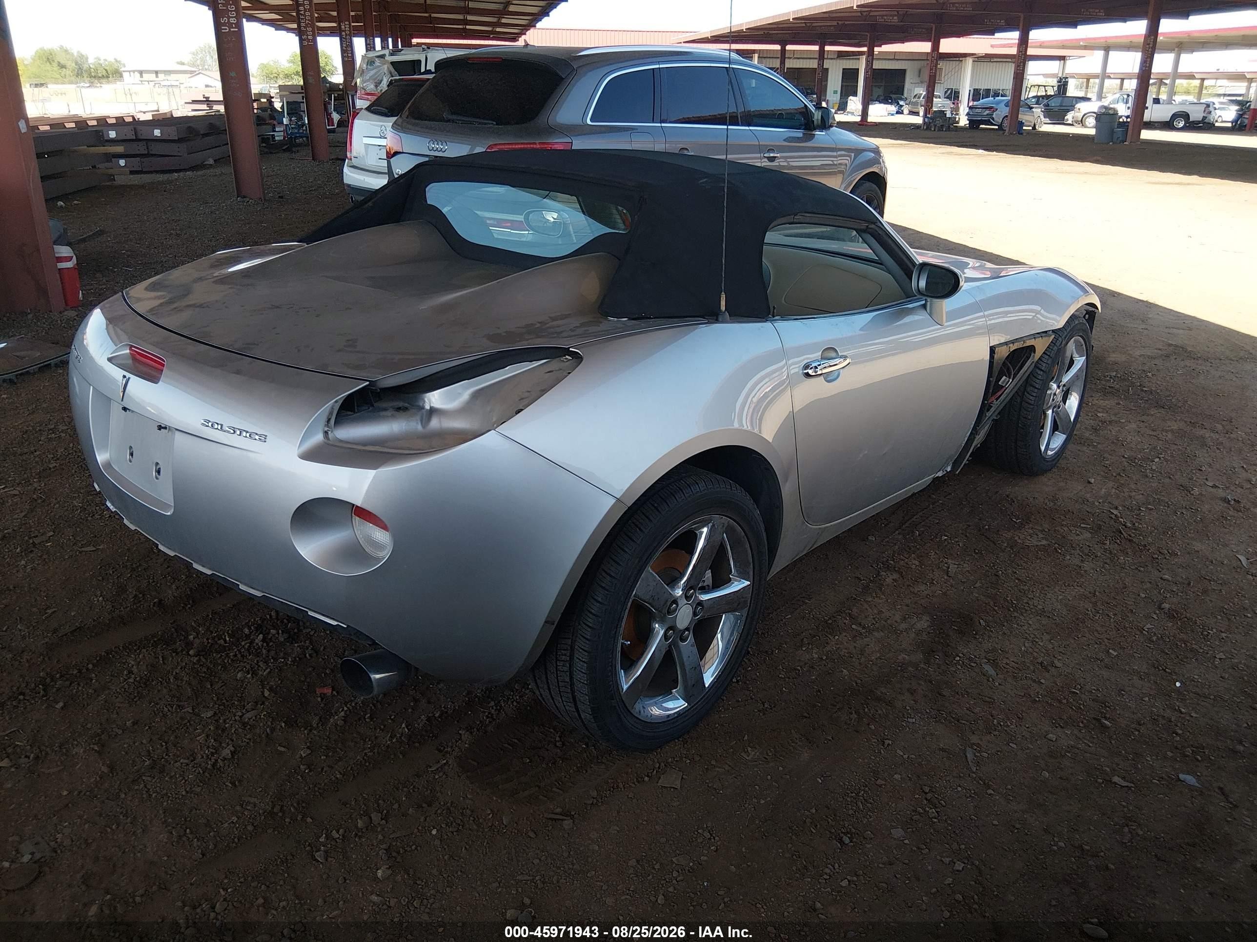 2006 Pontiac Solstice   Silver vin: 1G2MB35B36Y116301