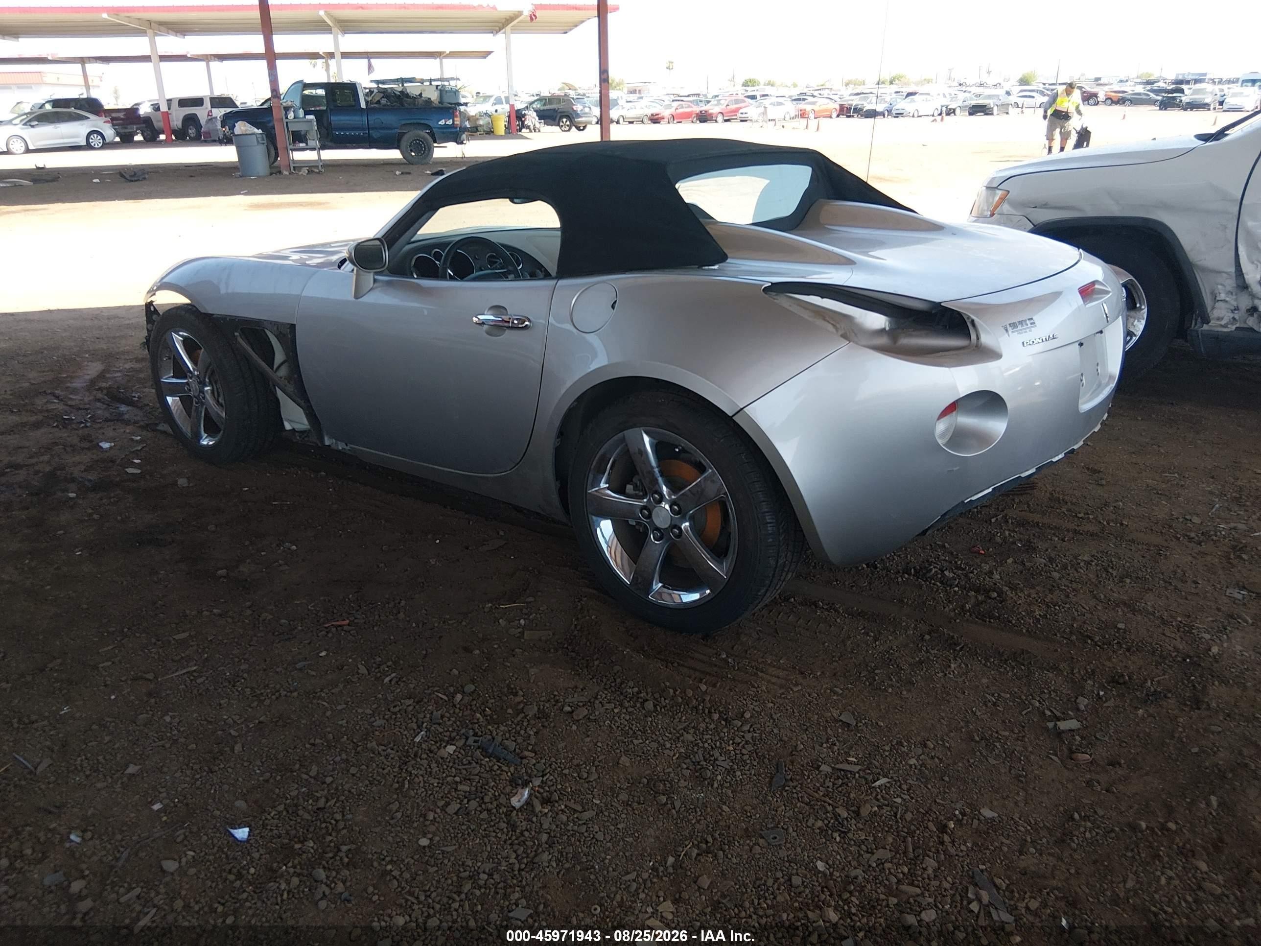 2006 Pontiac Solstice   Silver vin: 1G2MB35B36Y116301
