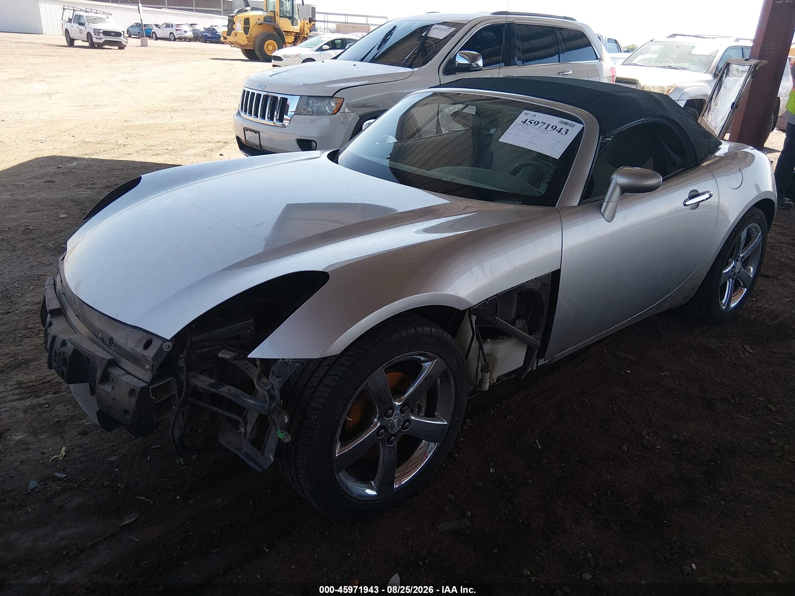 2006 Pontiac Solstice   Silver vin: 1G2MB35B36Y116301