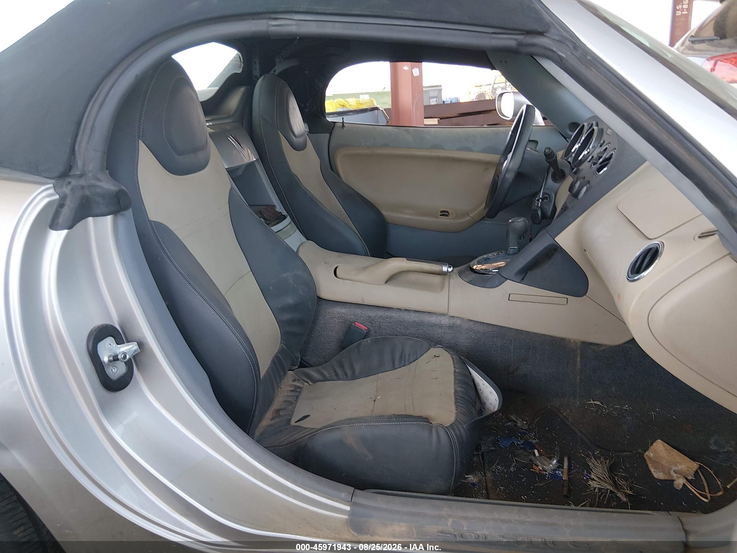 2006 Pontiac Solstice   Silver vin: 1G2MB35B36Y116301