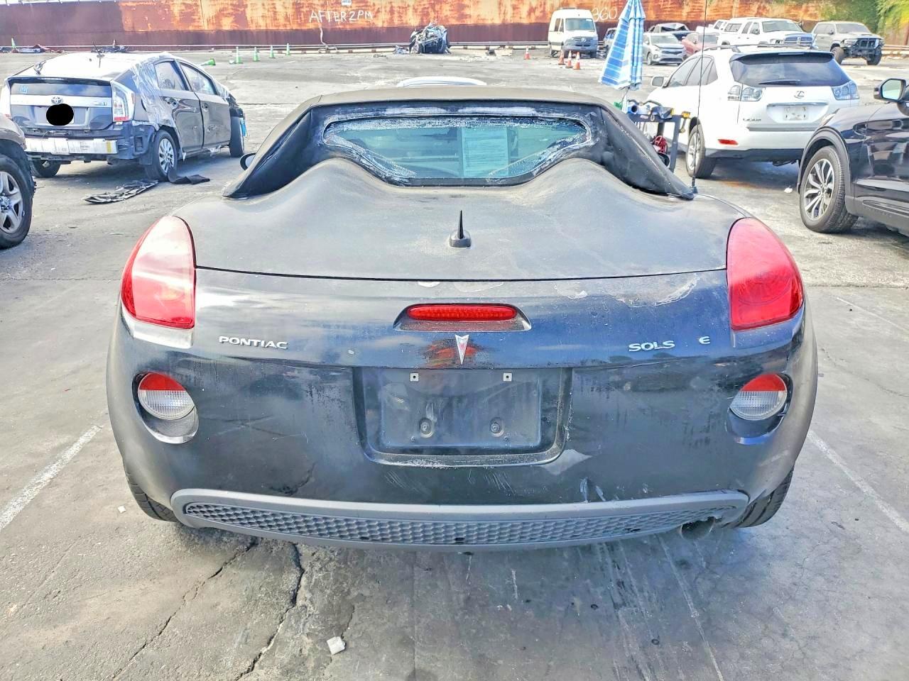 2007 Pontiac Solstice Черный vin: 1G2MB35B37Y105946