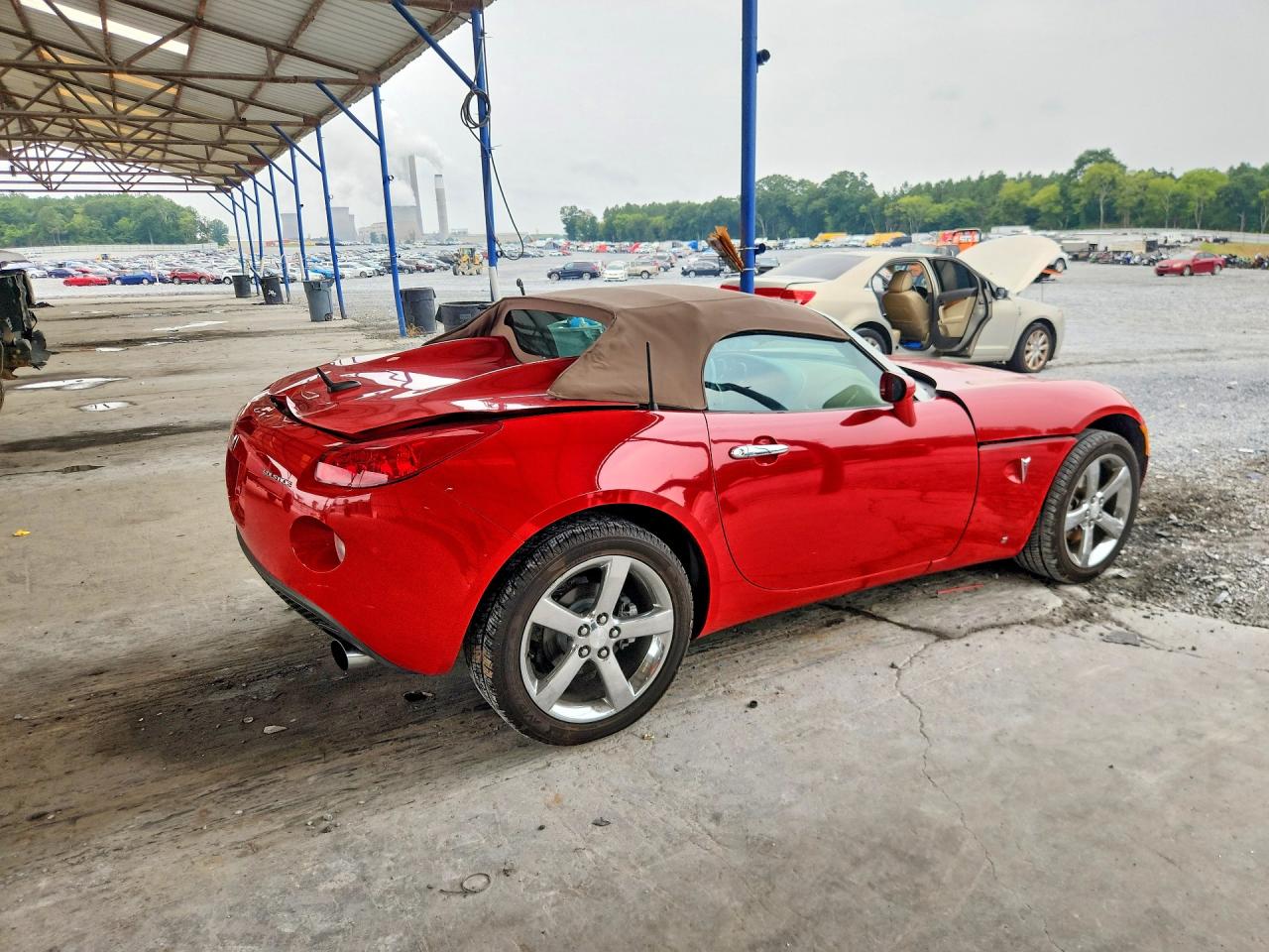 2007 Pontiac Solstice Red vin: 1G2MB35B47Y107589