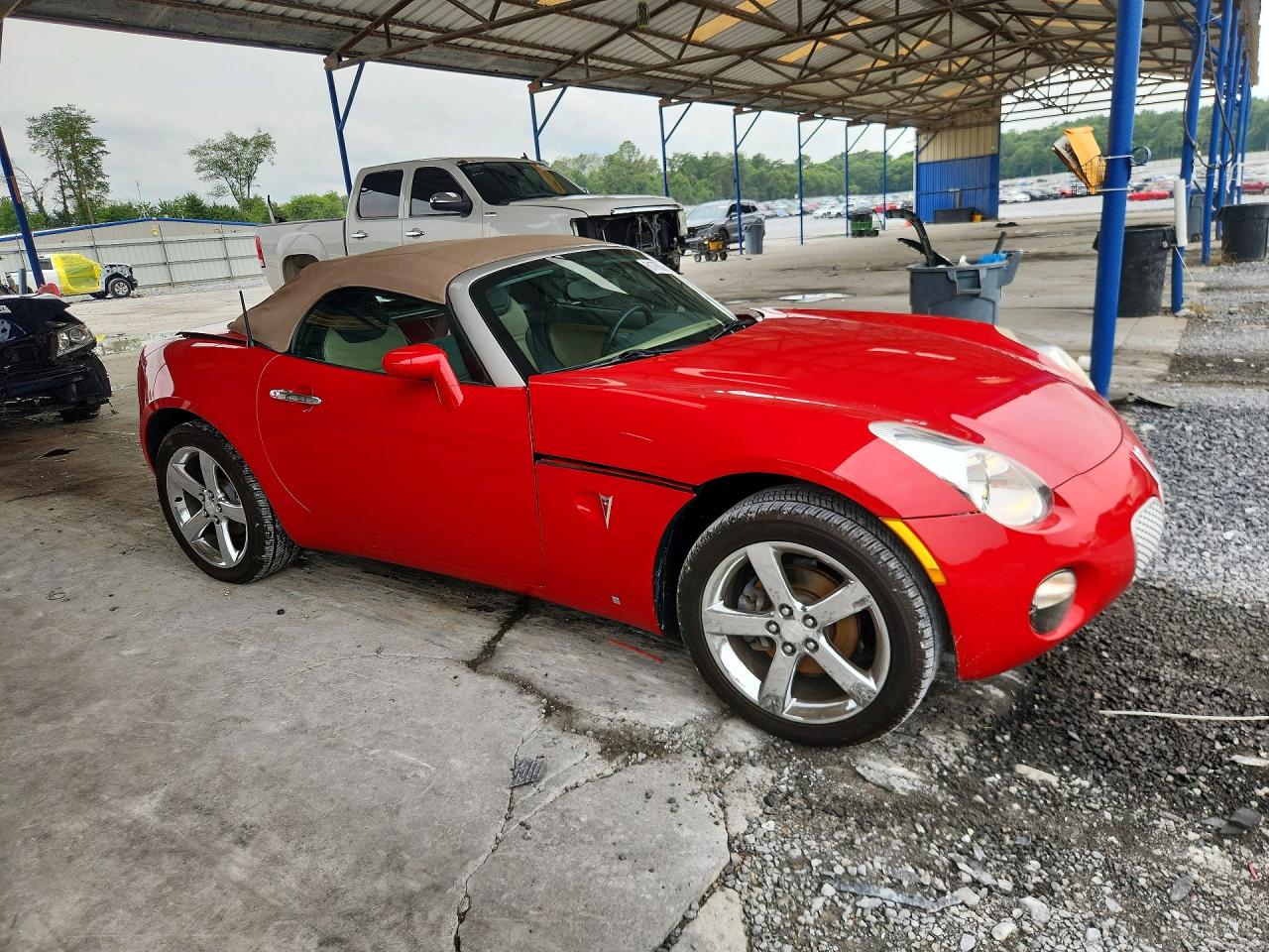 2007 Pontiac Solstice Red vin: 1G2MB35B47Y107589