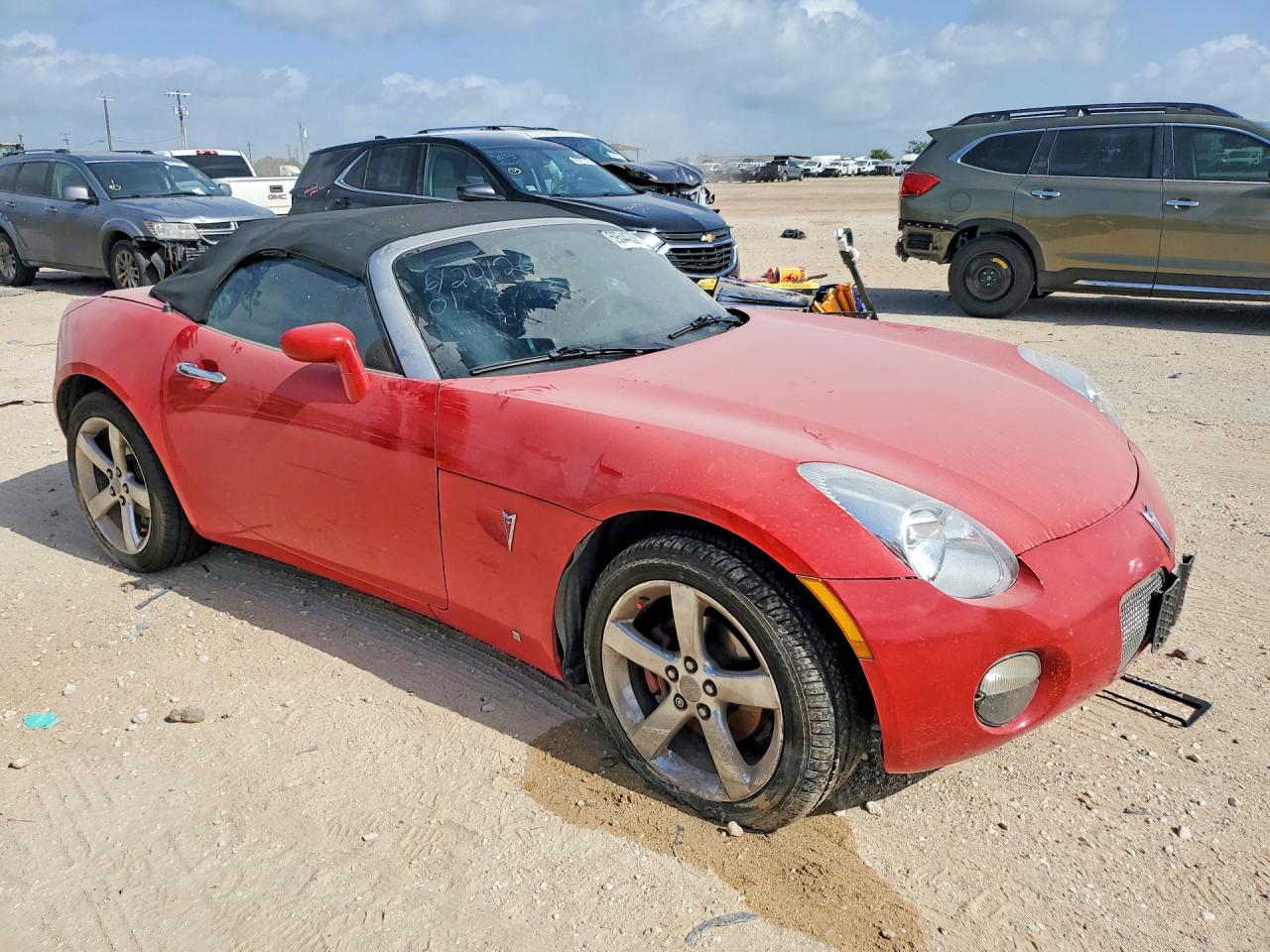 2007 Pontiac Solstice Red vin: 1G2MB35B47Y121198