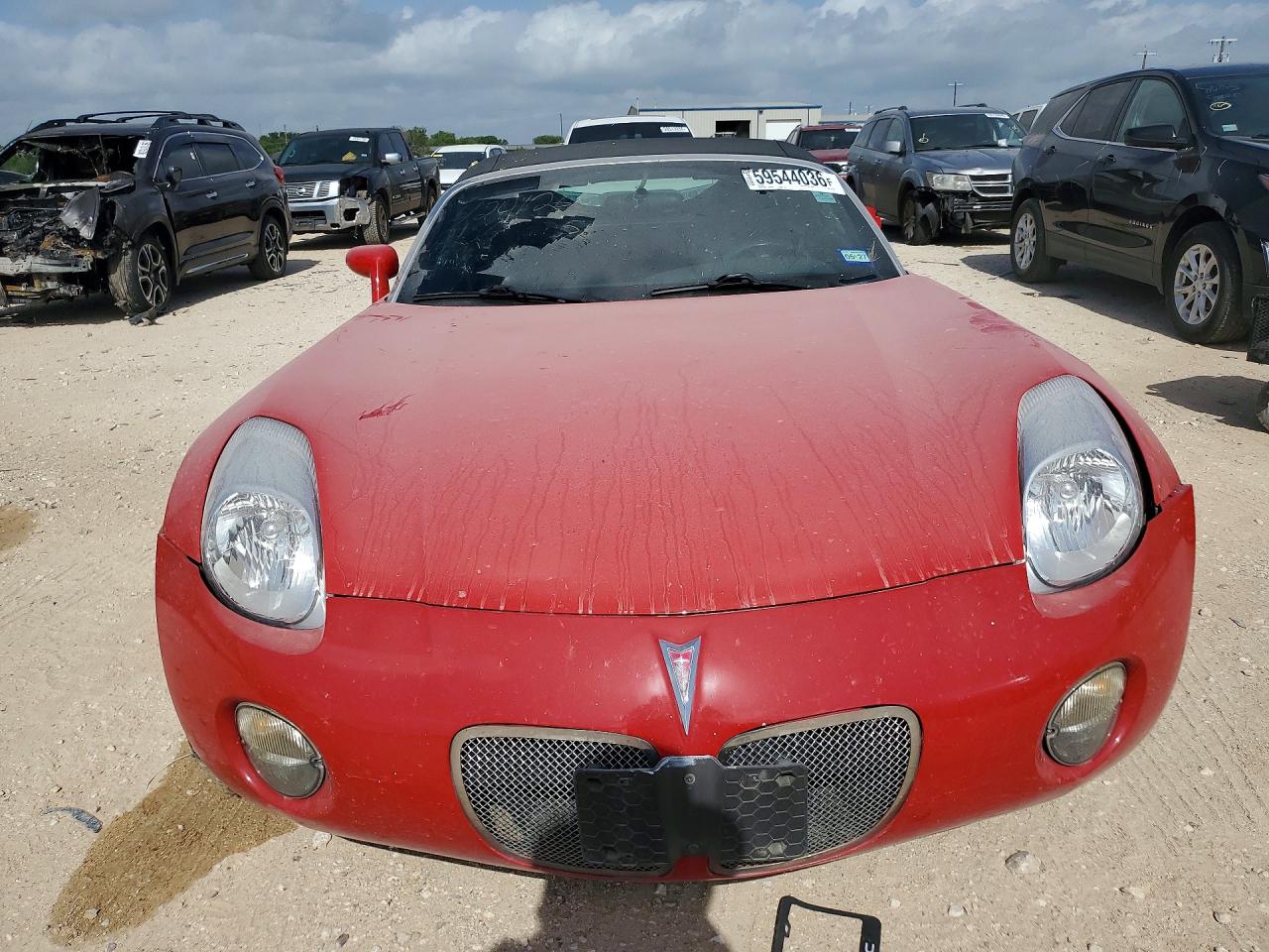 2007 Pontiac Solstice Red vin: 1G2MB35B47Y121198