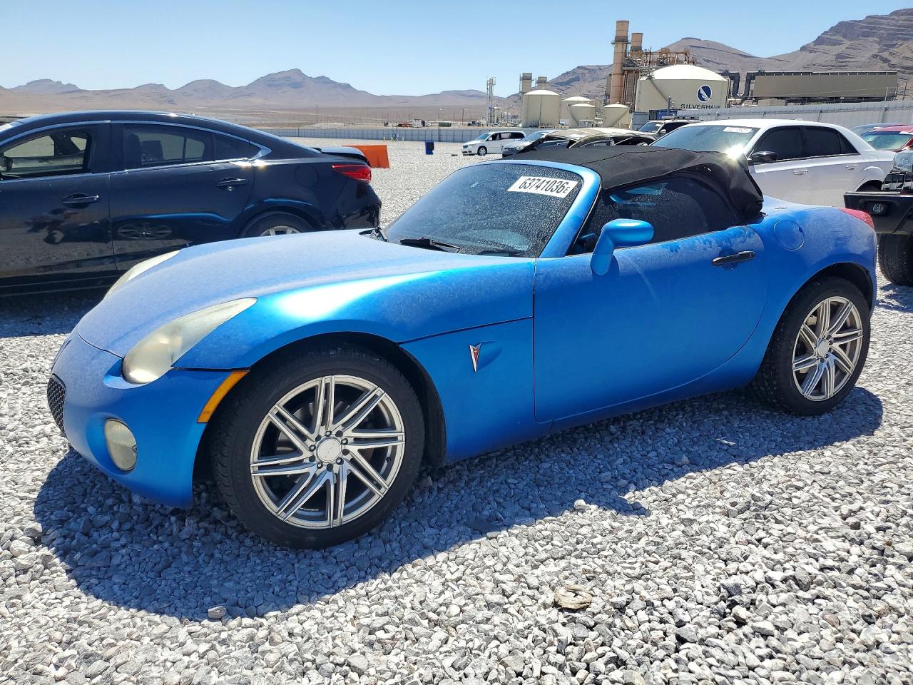 2007 Pontiac Solstice Blue vin: 1G2MB35B57Y107245