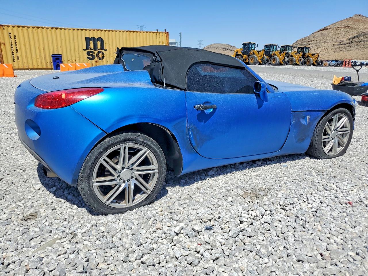 2007 Pontiac Solstice Blue vin: 1G2MB35B57Y107245