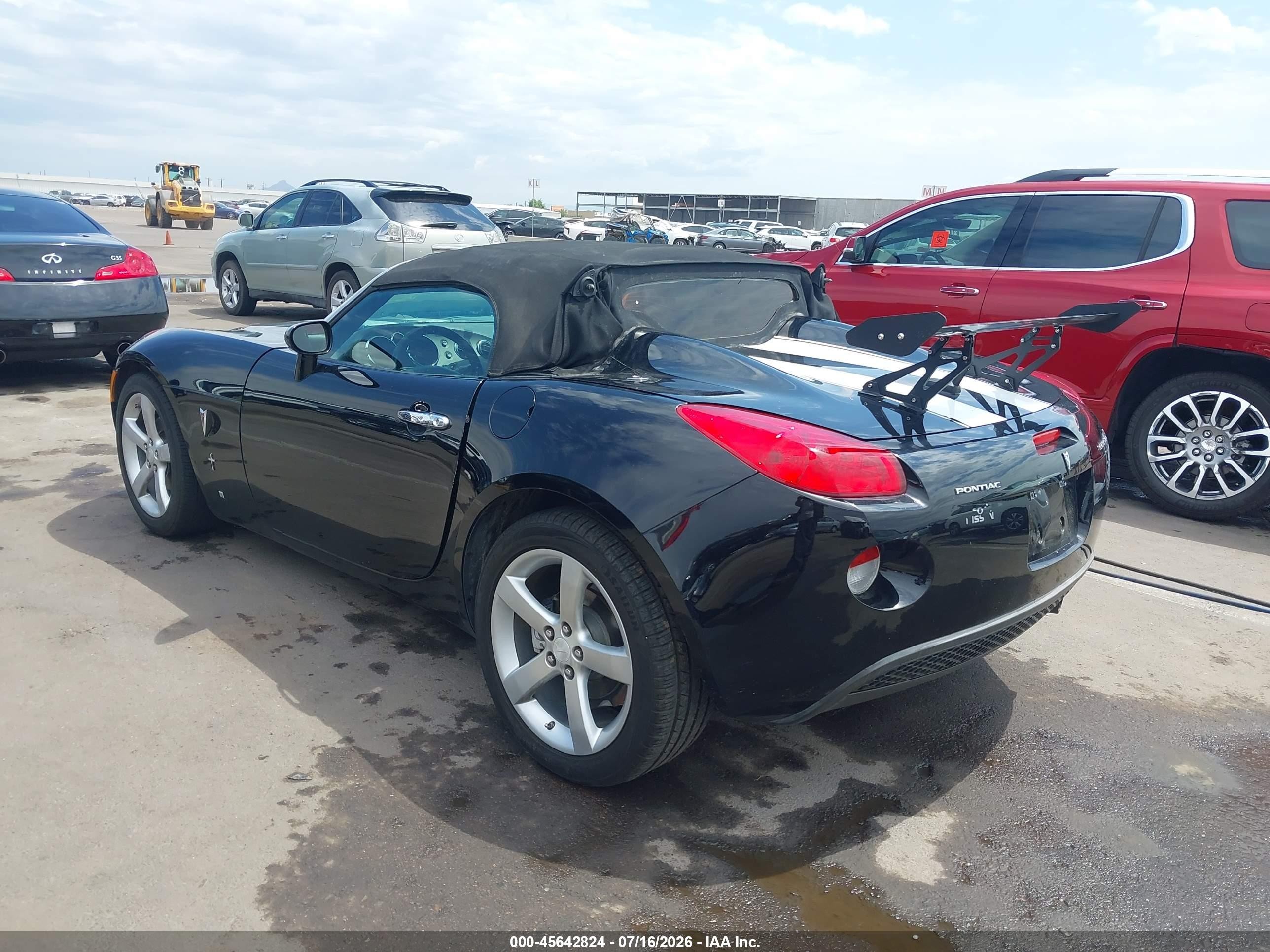 2008 Pontiac Solstice   Black vin: 1G2MB35B78Y120211