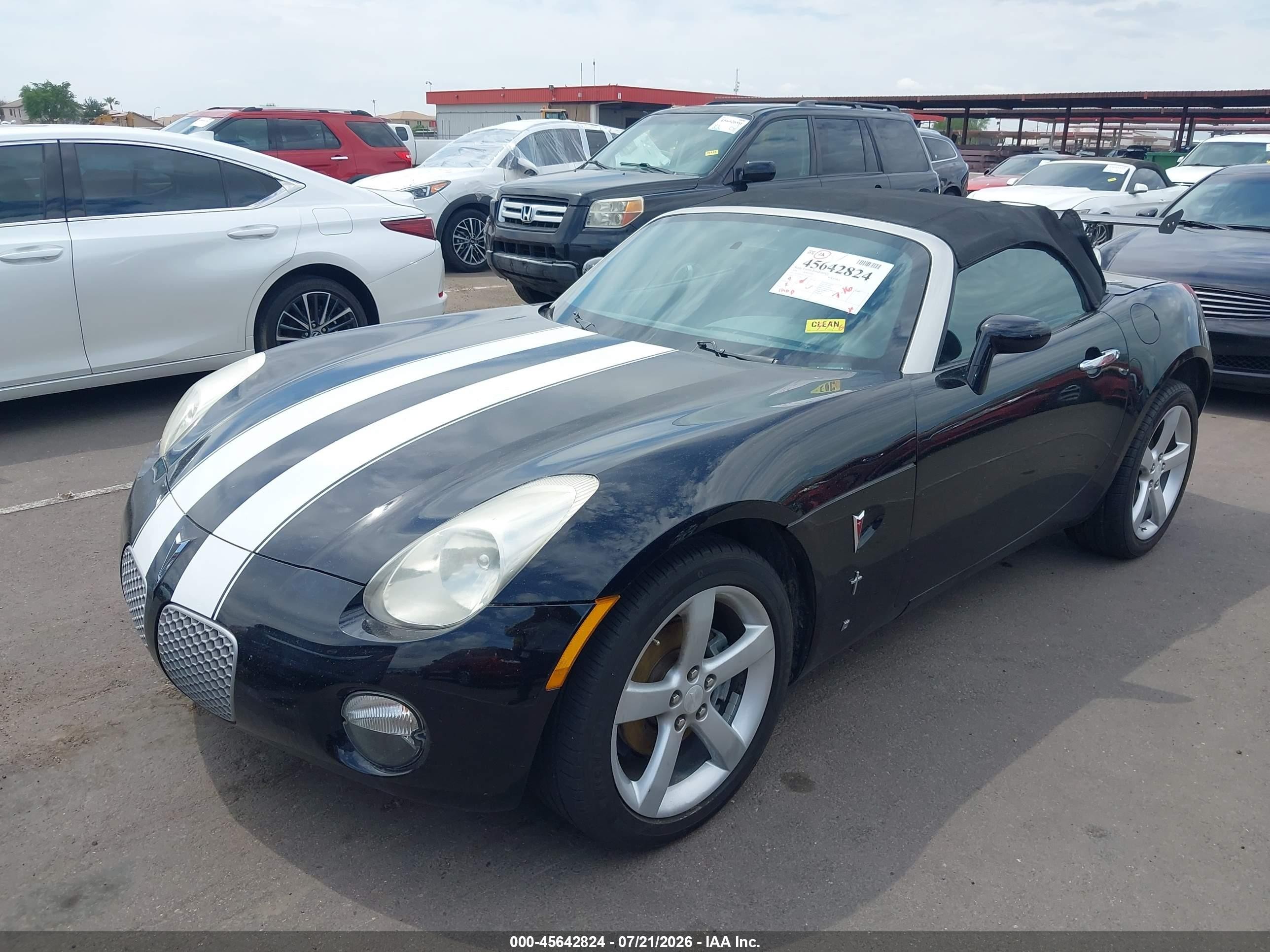 2008 Pontiac Solstice   Black vin: 1G2MB35B78Y120211