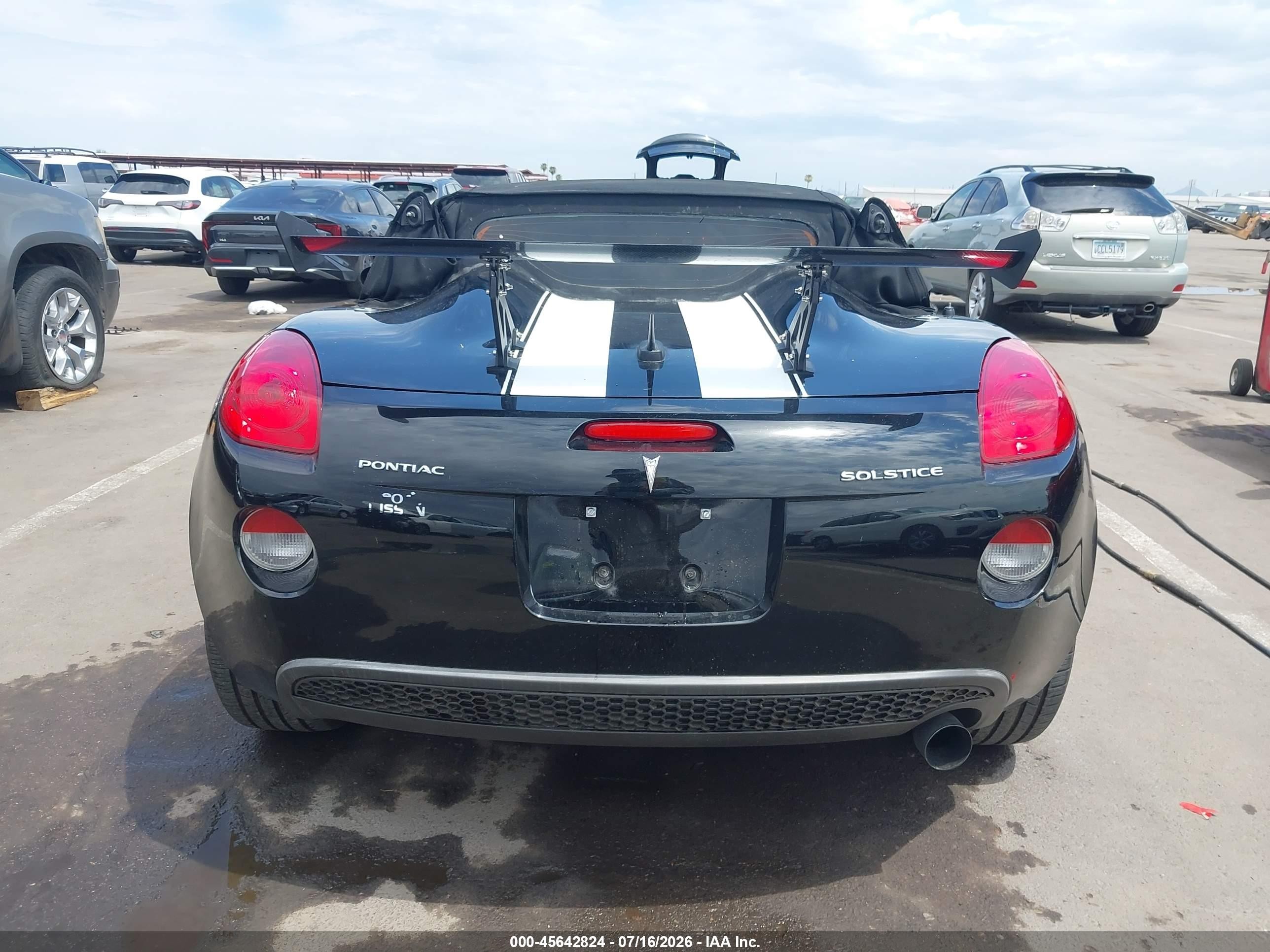 2008 Pontiac Solstice   Black vin: 1G2MB35B78Y120211