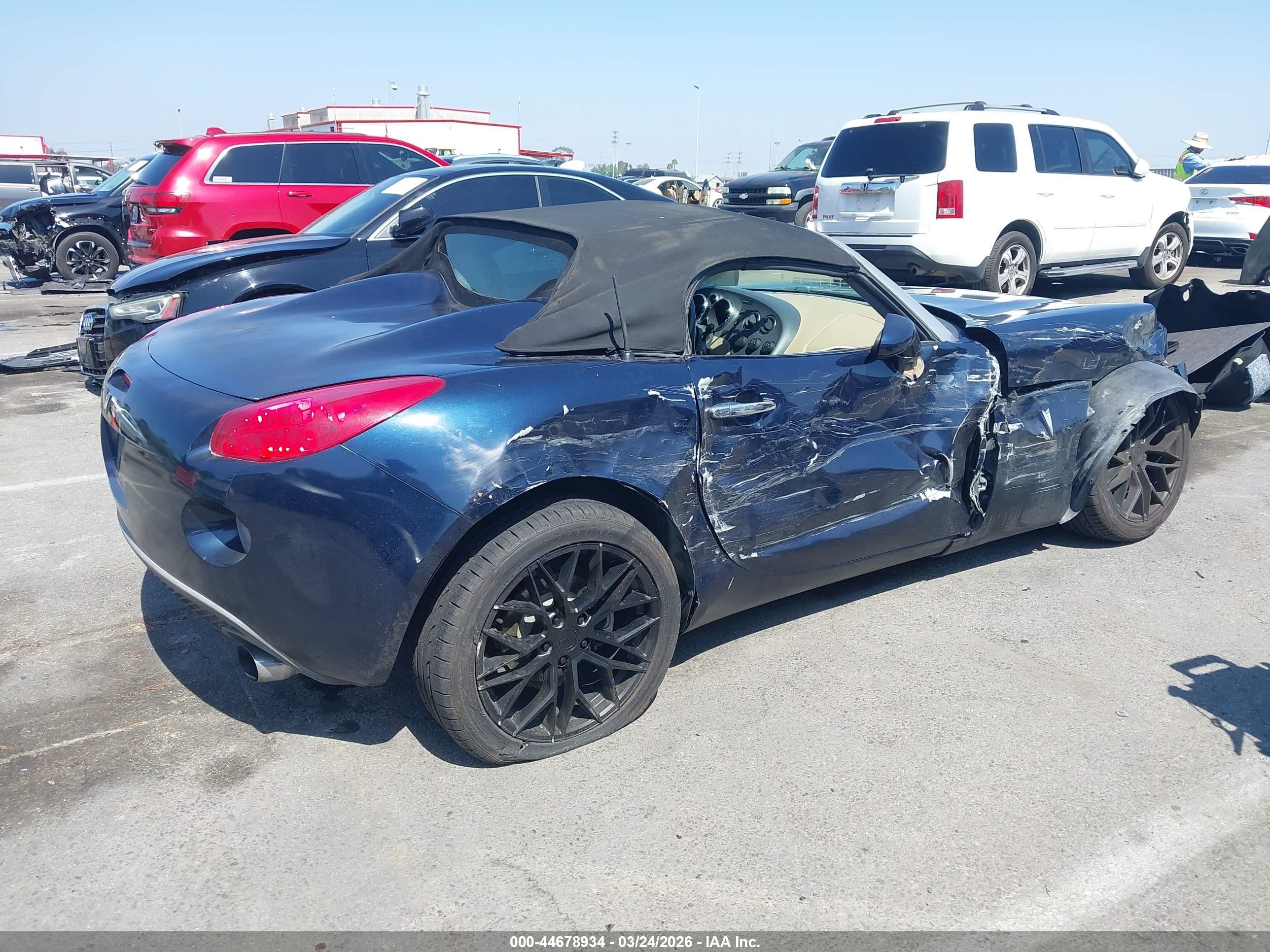 2006 Pontiac Solstice Синий vin: 1G2MB35B86Y114303