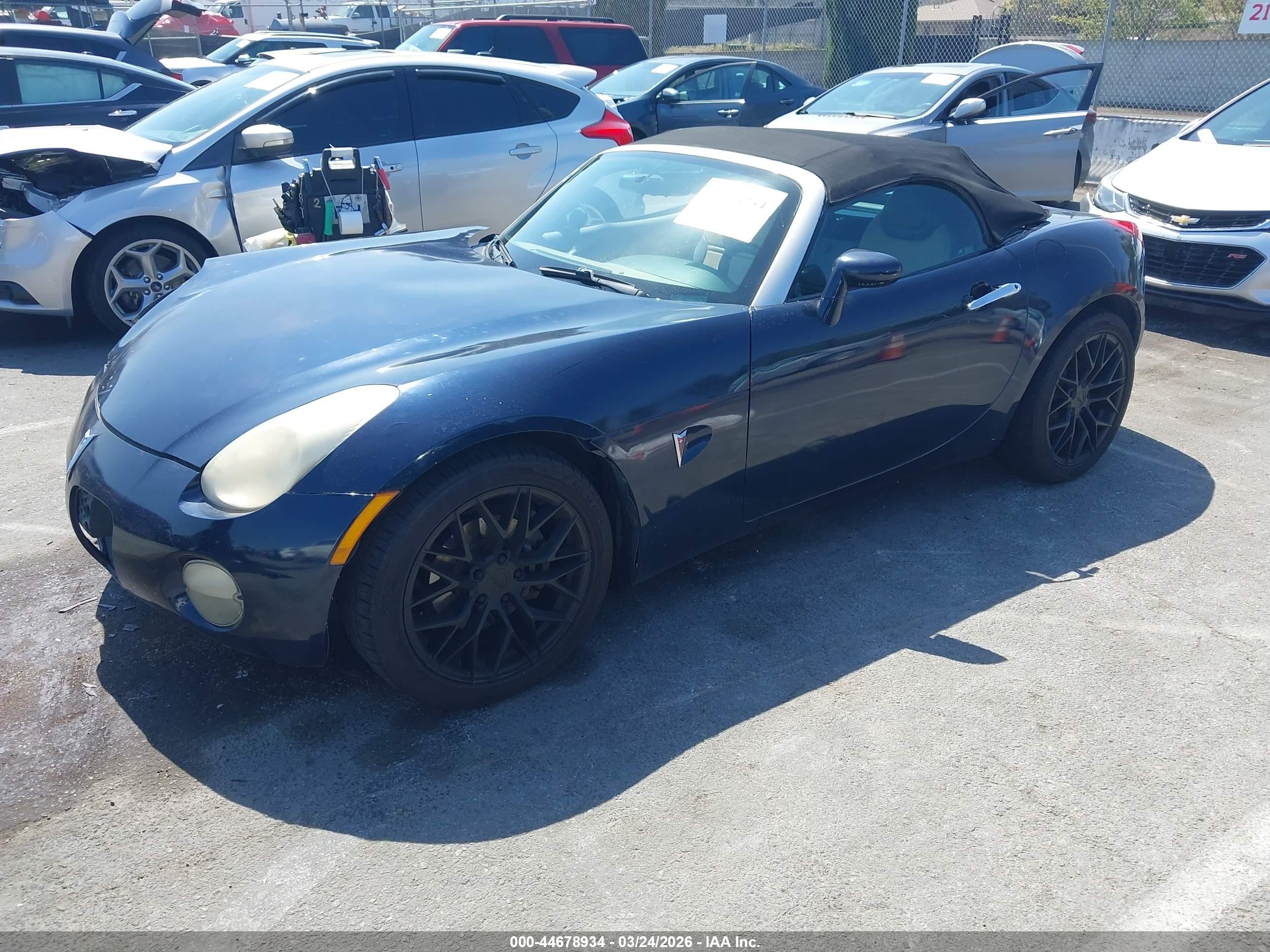 2006 Pontiac Solstice Синий vin: 1G2MB35B86Y114303