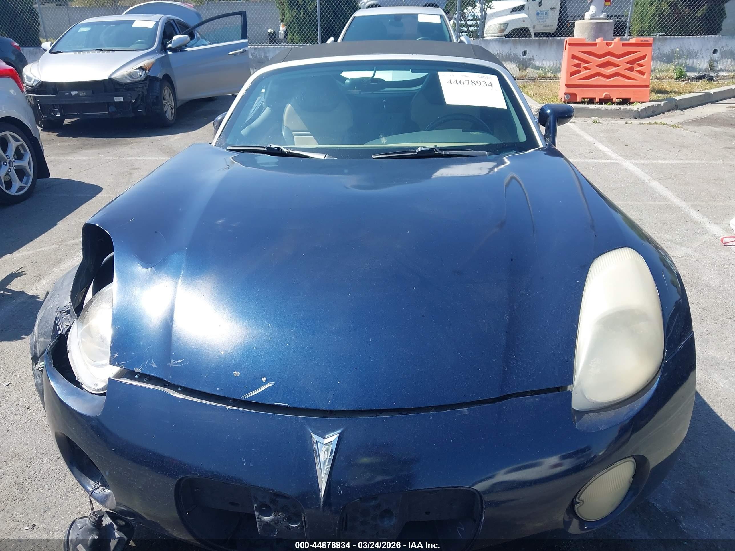 2006 Pontiac Solstice Синий vin: 1G2MB35B86Y114303