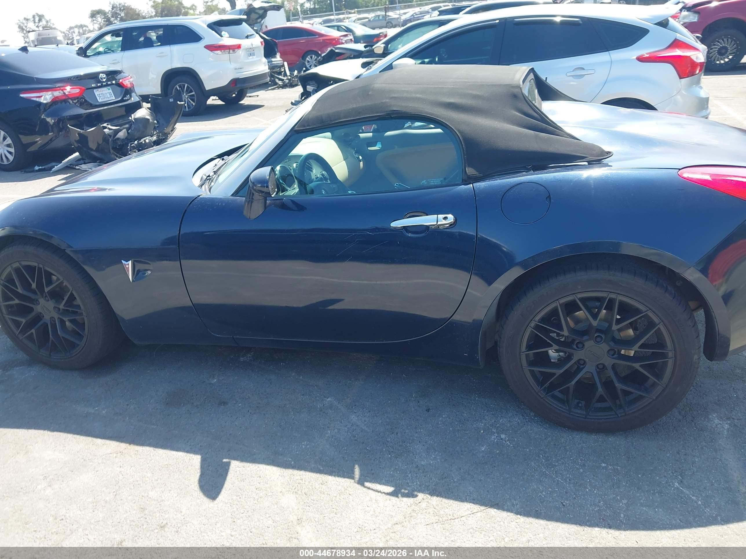 2006 Pontiac Solstice Синий vin: 1G2MB35B86Y114303