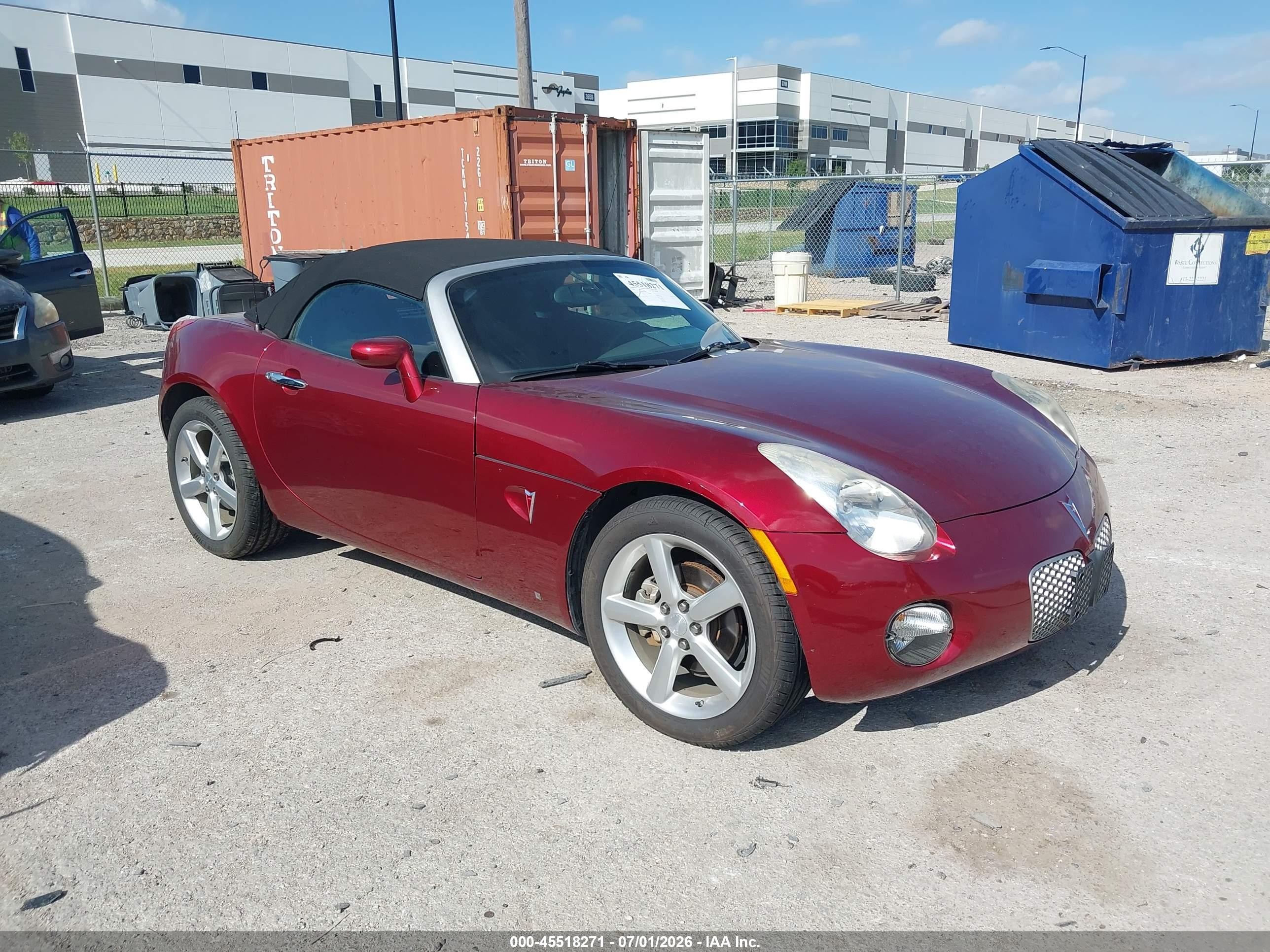 2009 Pontiac Solstice   Red vin: 1G2MB35B89Y107386