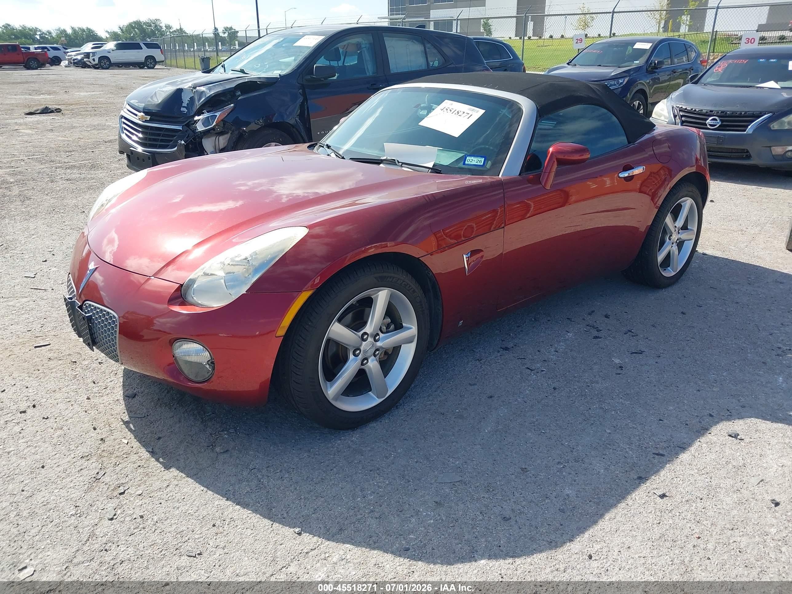 2009 Pontiac Solstice   Red vin: 1G2MB35B89Y107386