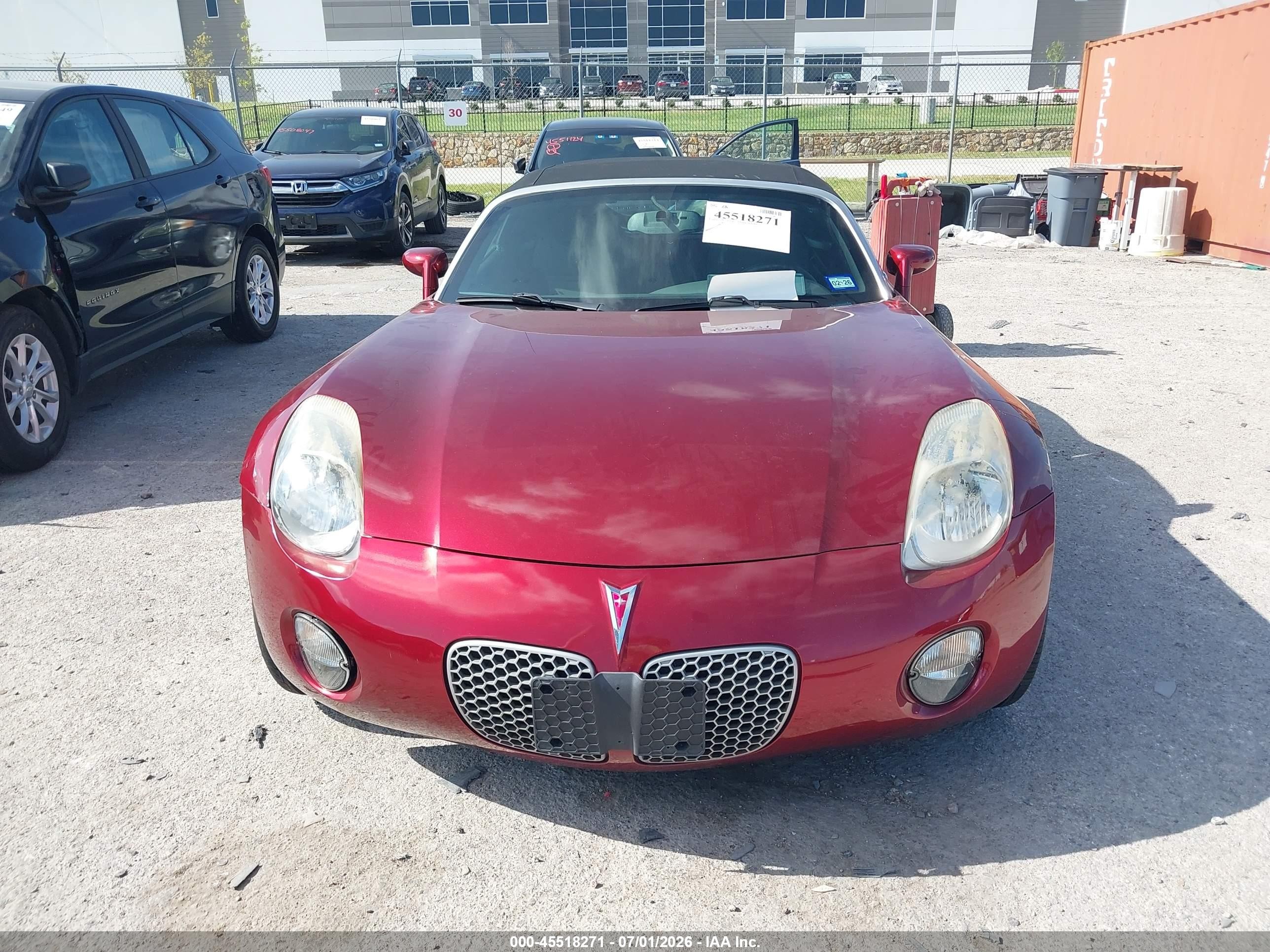 2009 Pontiac Solstice   Red vin: 1G2MB35B89Y107386